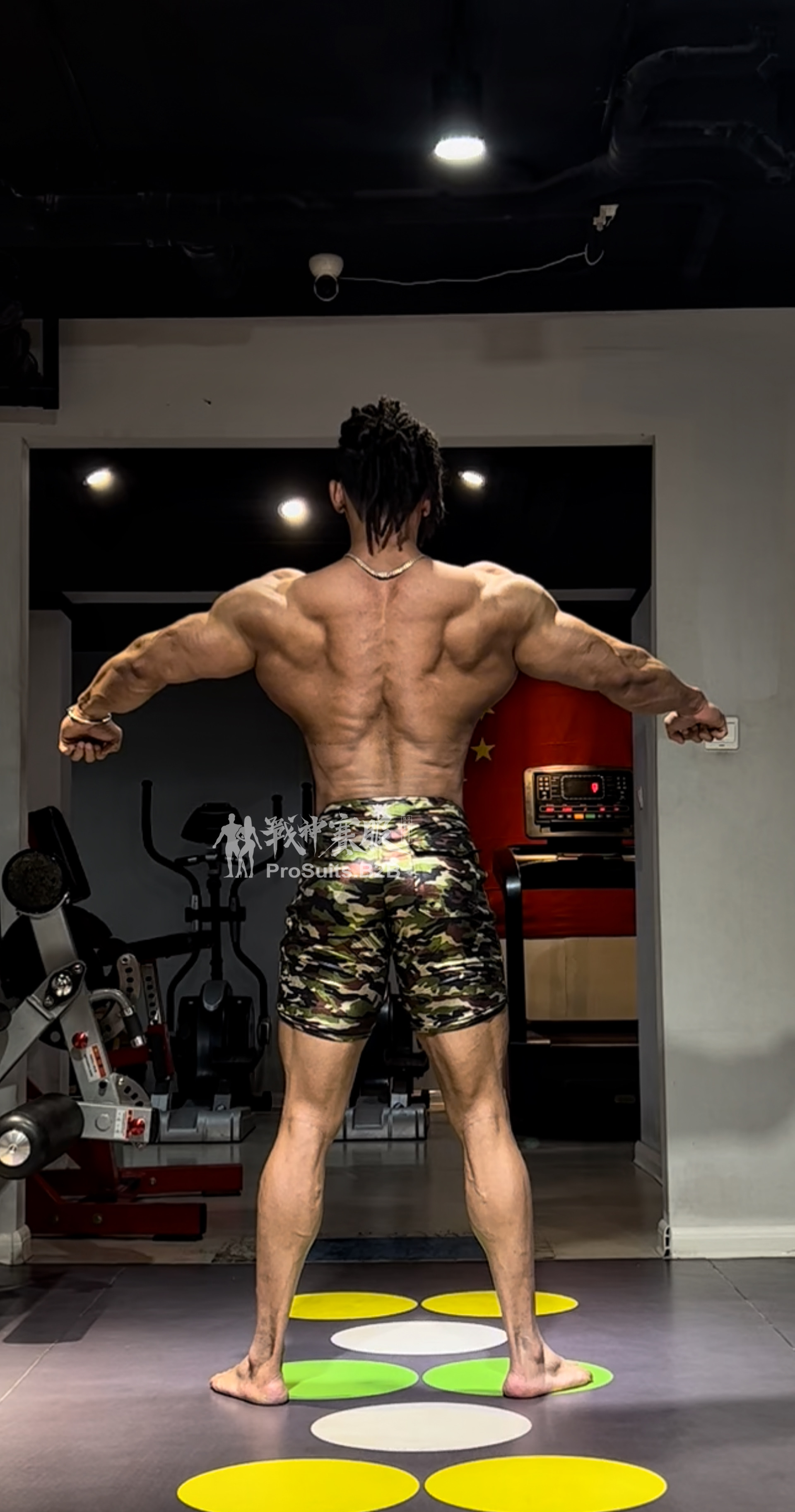 MP153 Boardshorts Custom-Made for Men's Physique ProSuits Shangyi Wu
