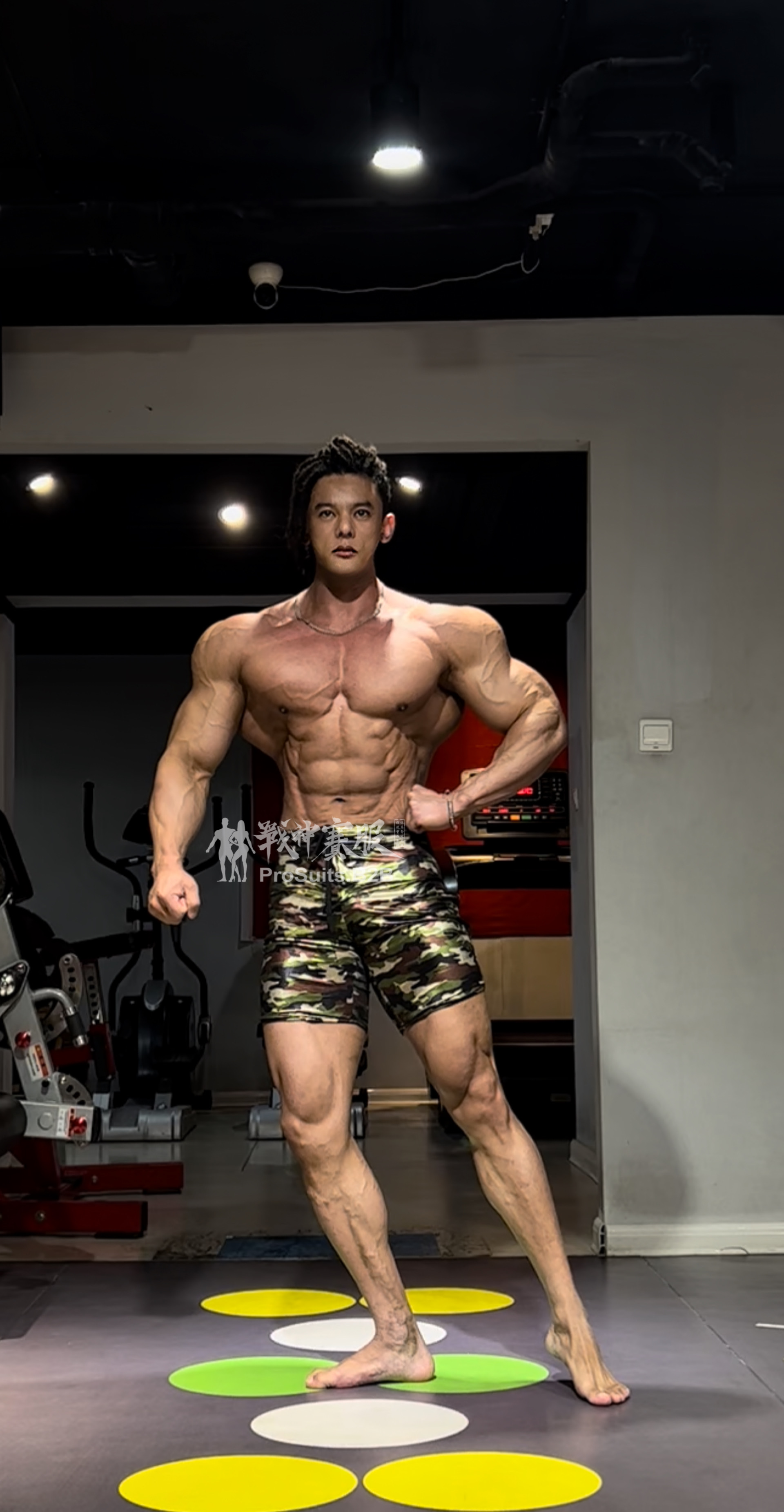 MP153 Boardshorts Custom-Made for Men's Physique ProSuits Shangyi Wu