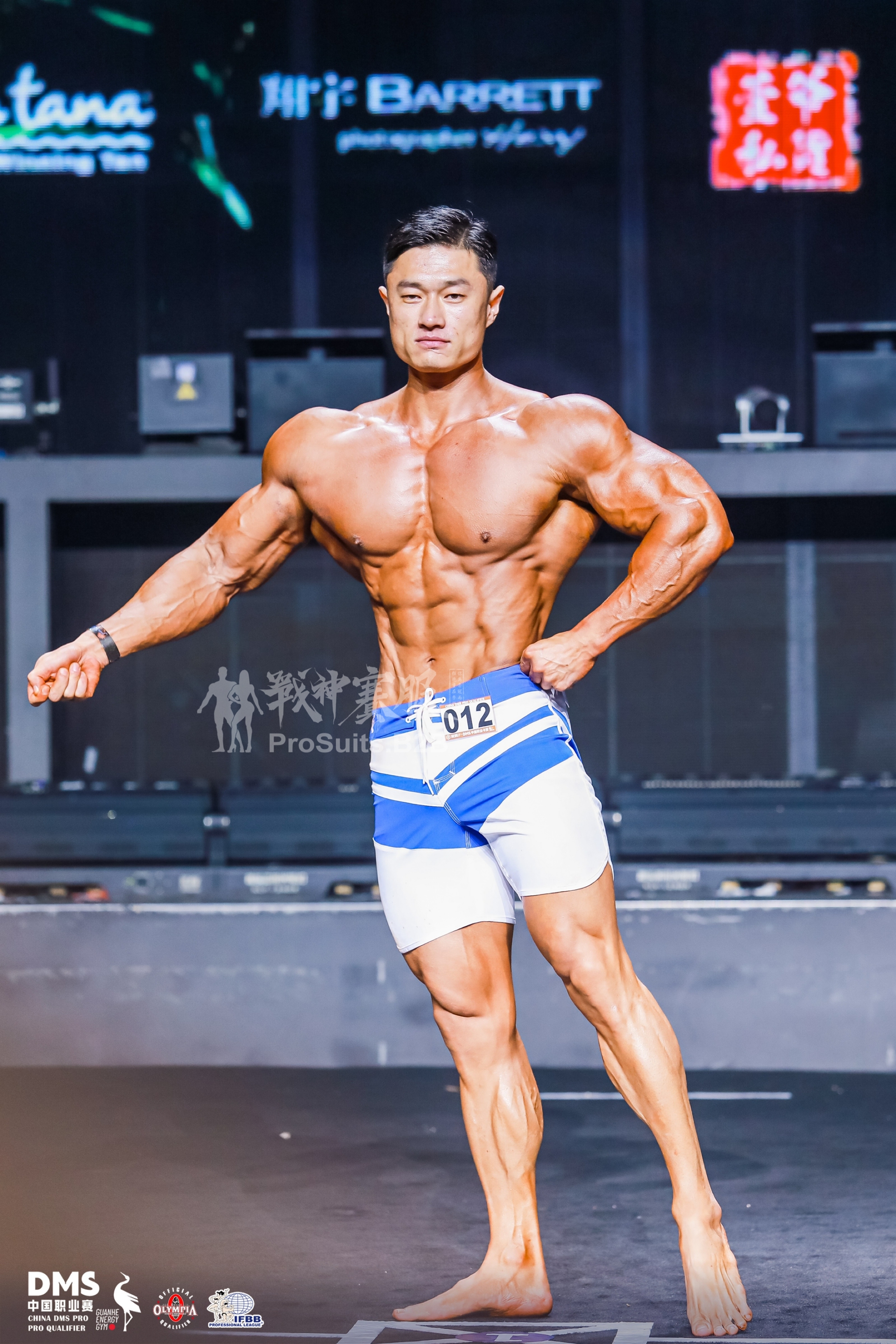 MP105 Boardshorts Custom-Made for Men's Physique ProSuits Lizheng Zhou