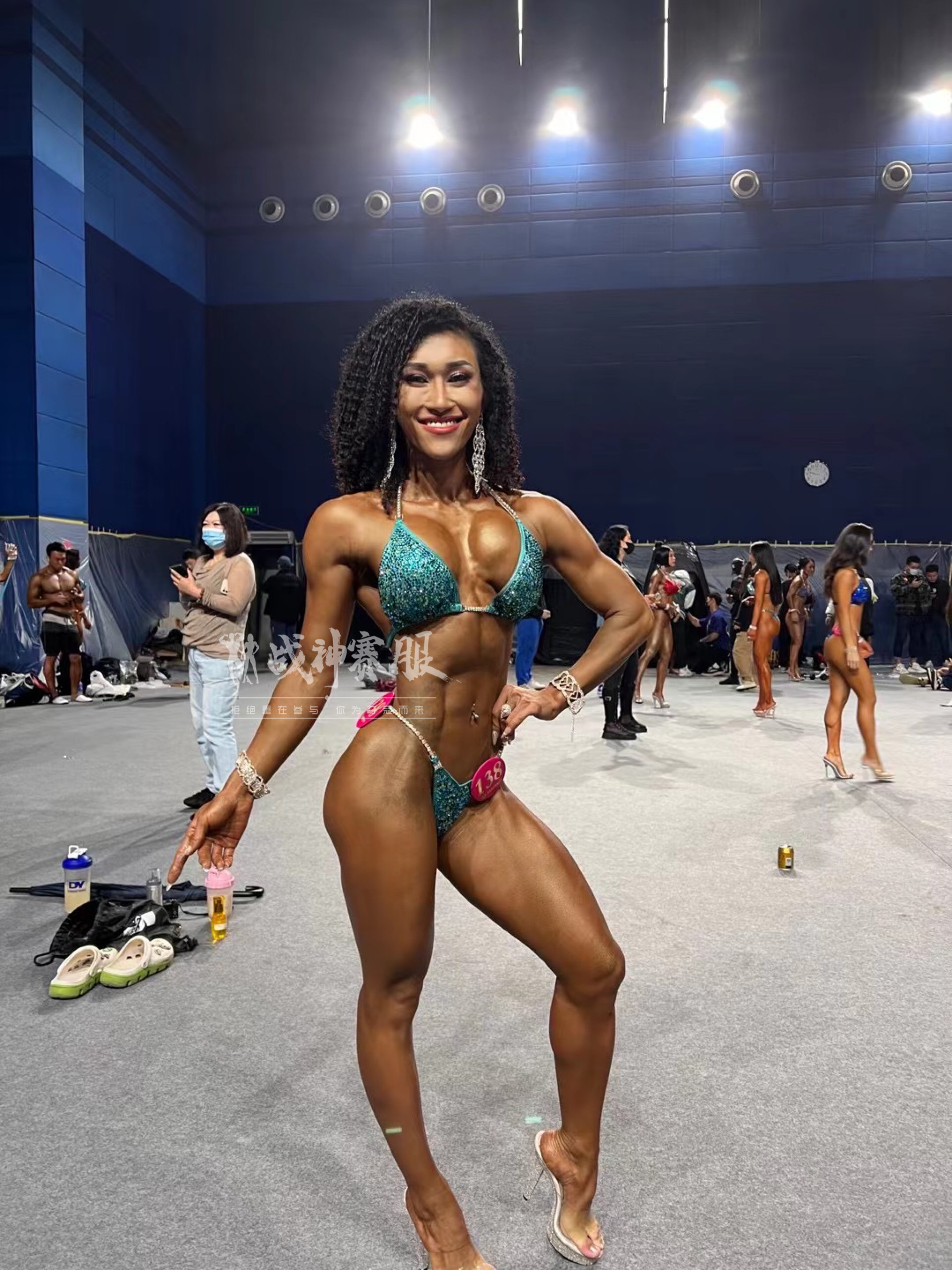 BK6-007 Competition Bikini Custom-Made for Bikini and Wellness ProSuits Tiantian Chen