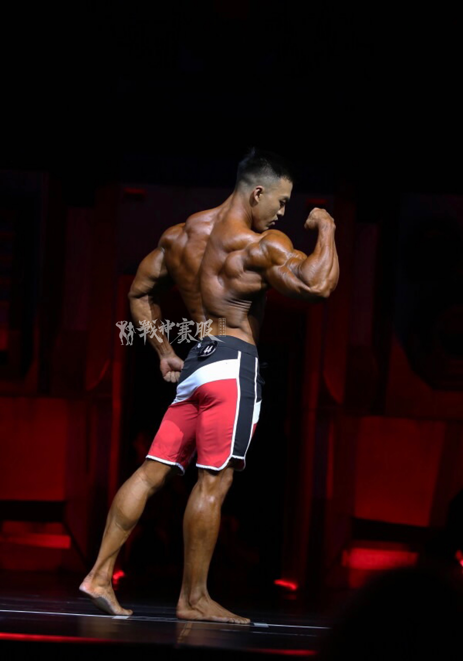 MP147 Boardshorts Custom-Made for Men's Physique ProSuits Juxian He