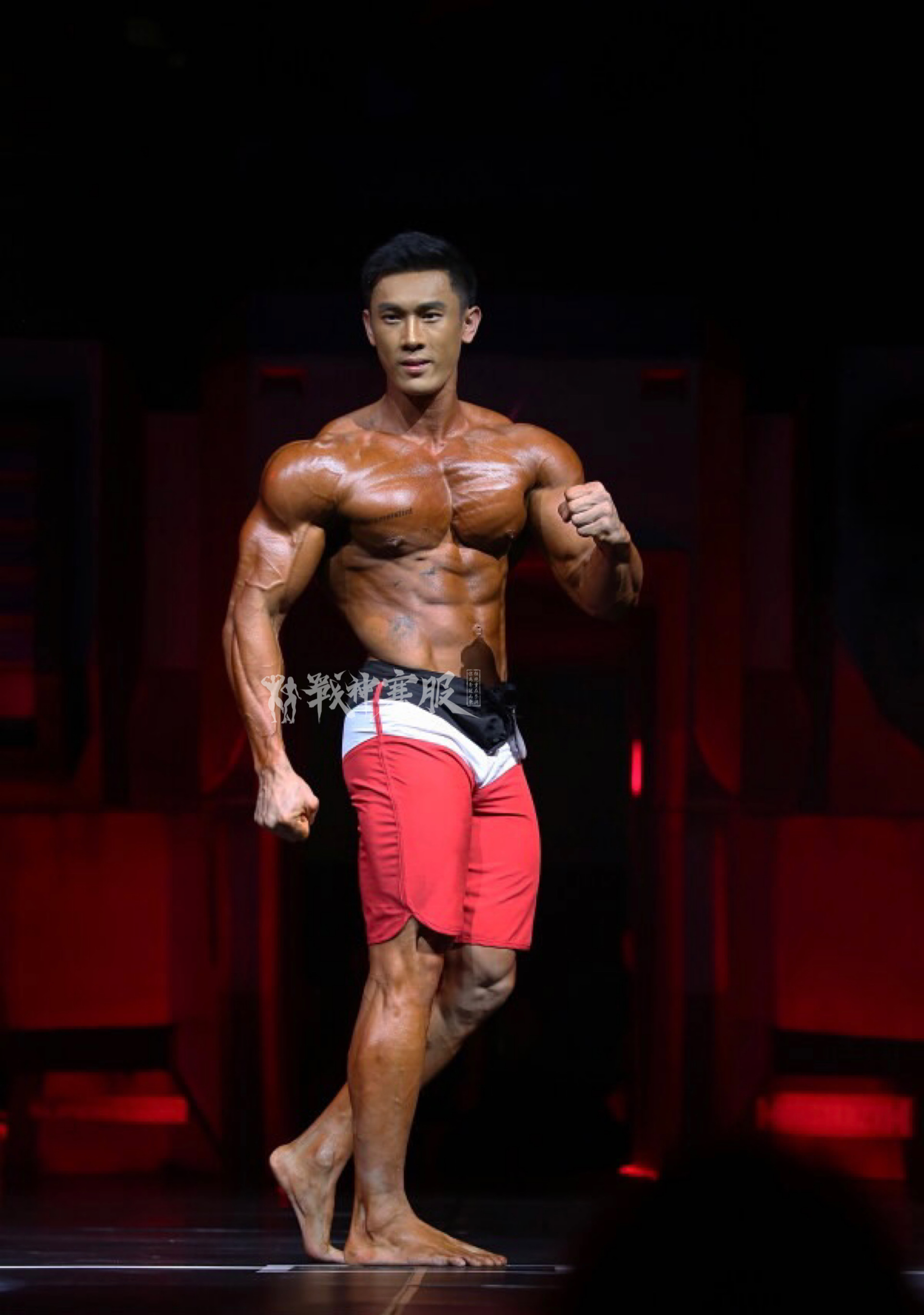 MP109 Boardshorts Custom-Made for Men's Physique ProSuits Heng Lu