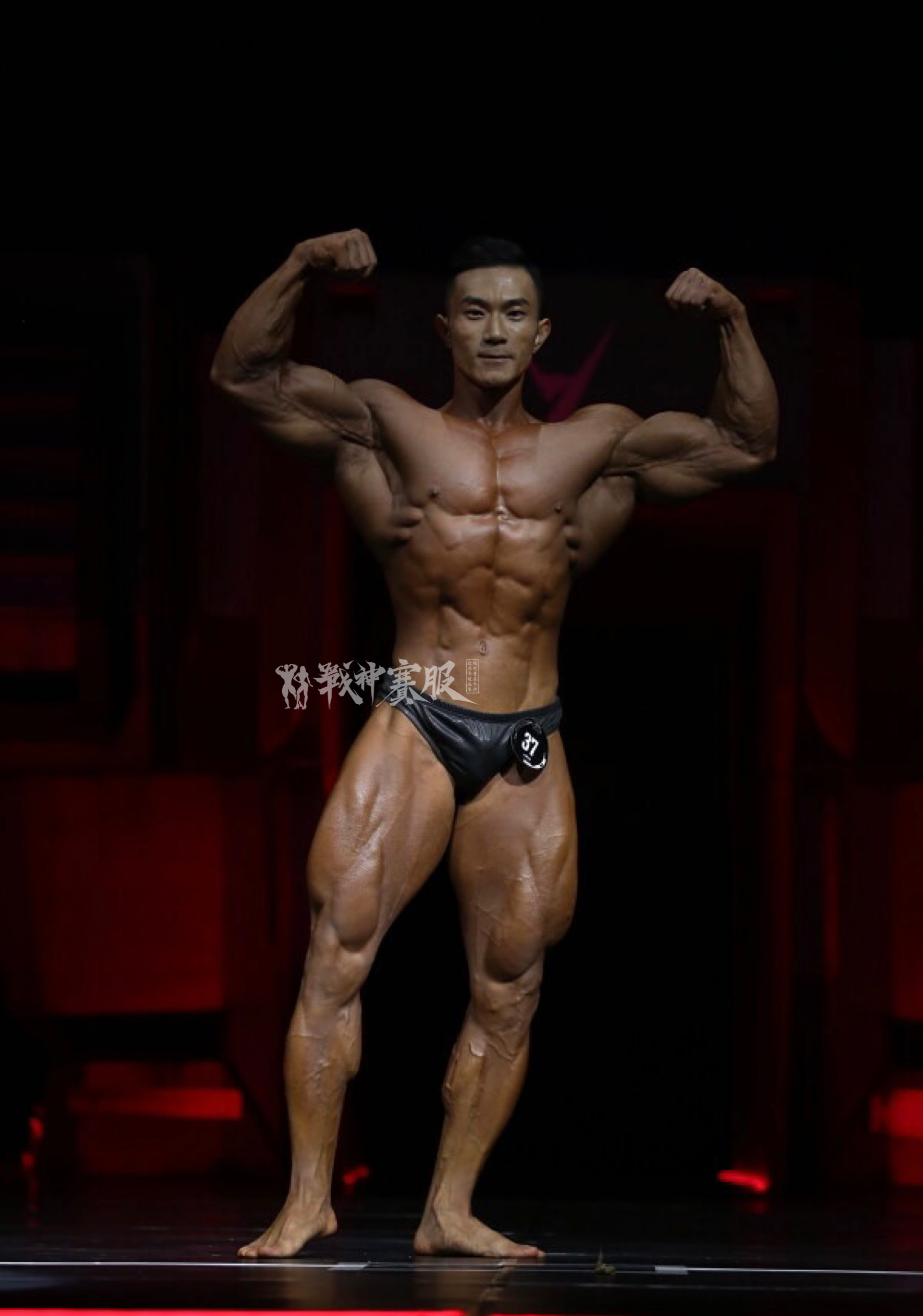 CP07 Low-Rise Posing Trunk Custom-Made for Classic Physique ProSuits Shicheng Jin