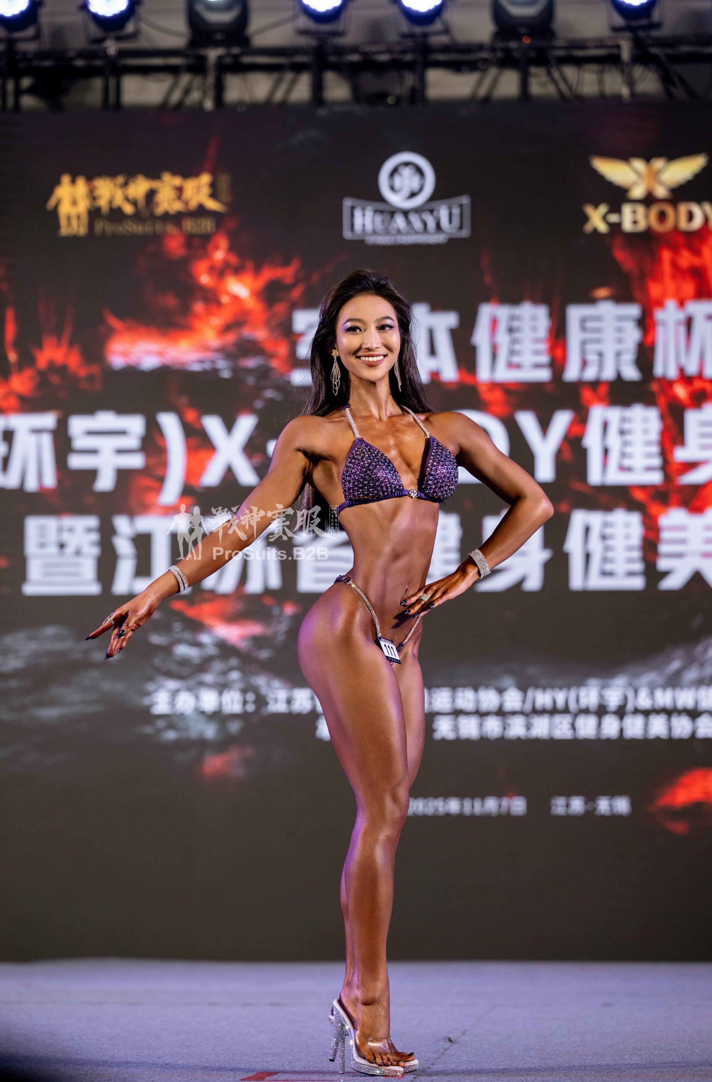 BK3-009 Competition Bikini Custom-Made for Bikini and Wellness ProSuits