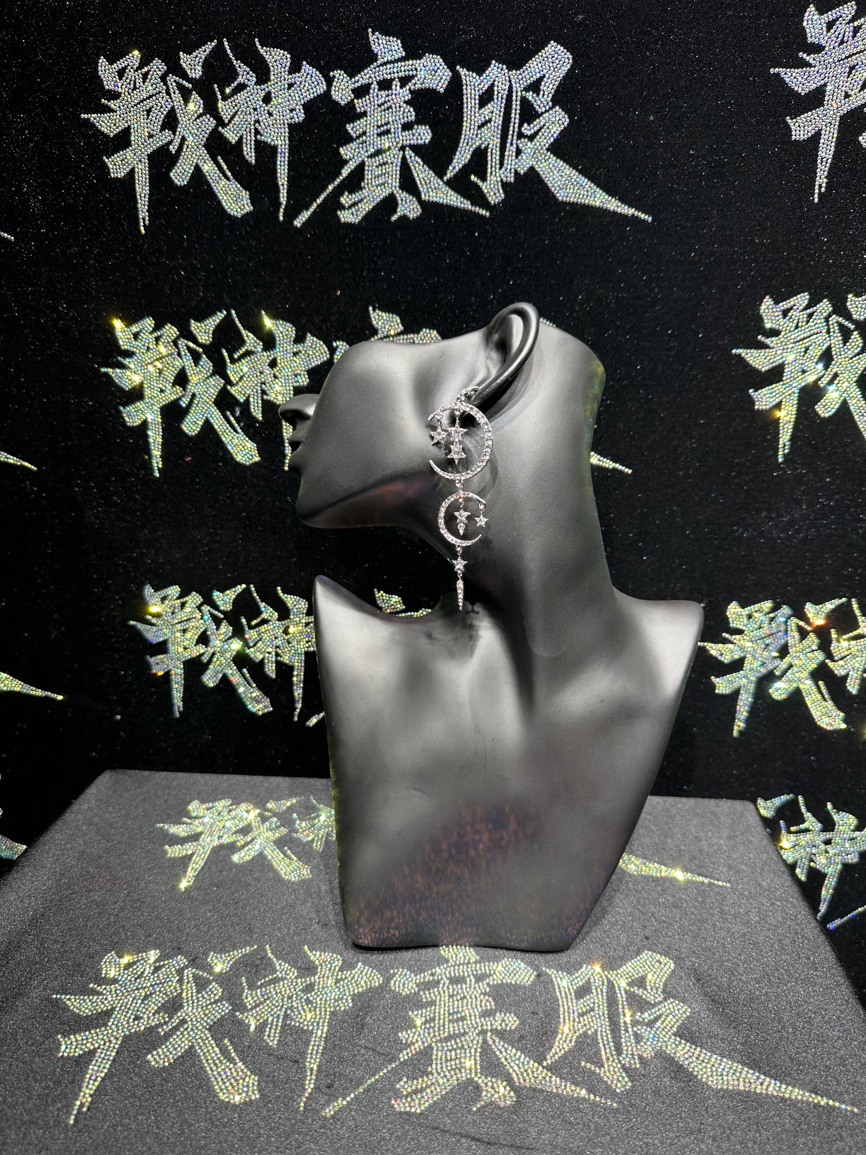 PE11 Rhinestone Earrings for Bikini Competitions Jewelry by ProSuits