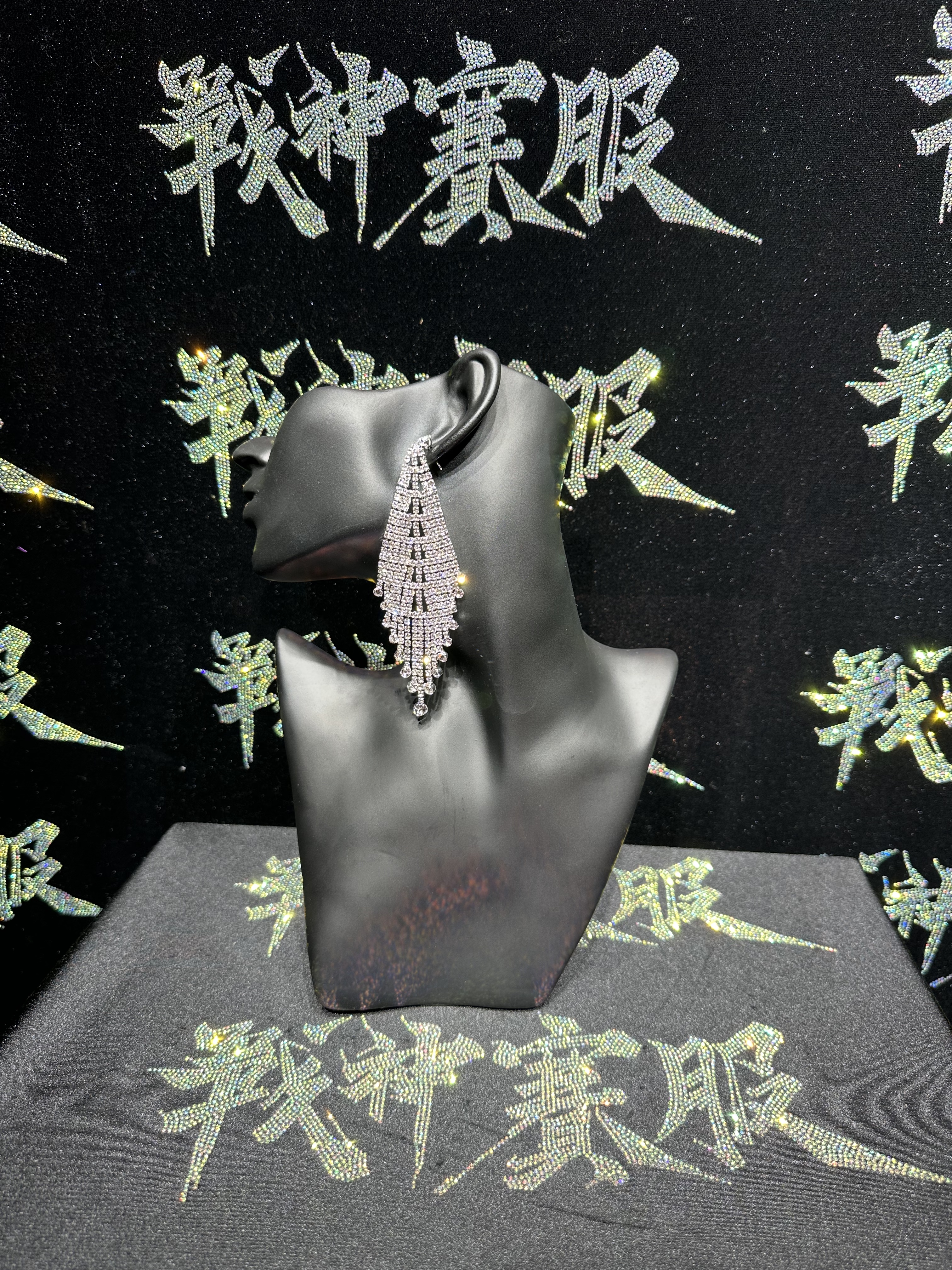 PE03 Rhinestone Earrings for Bikini Competitions Jewelry by ProSuits