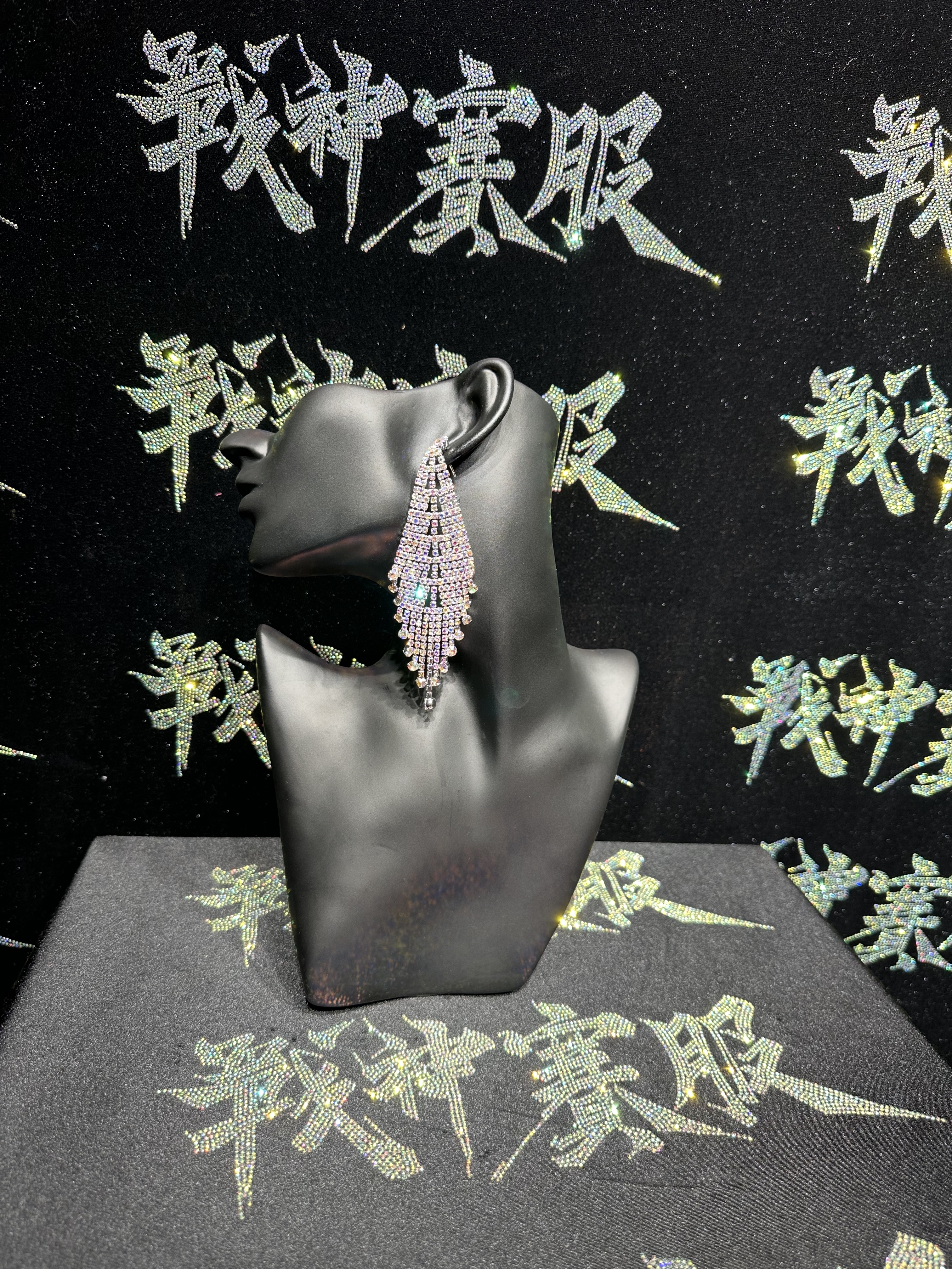 PE03 Rhinestone Earrings for Bikini Competitions Jewelry by ProSuits