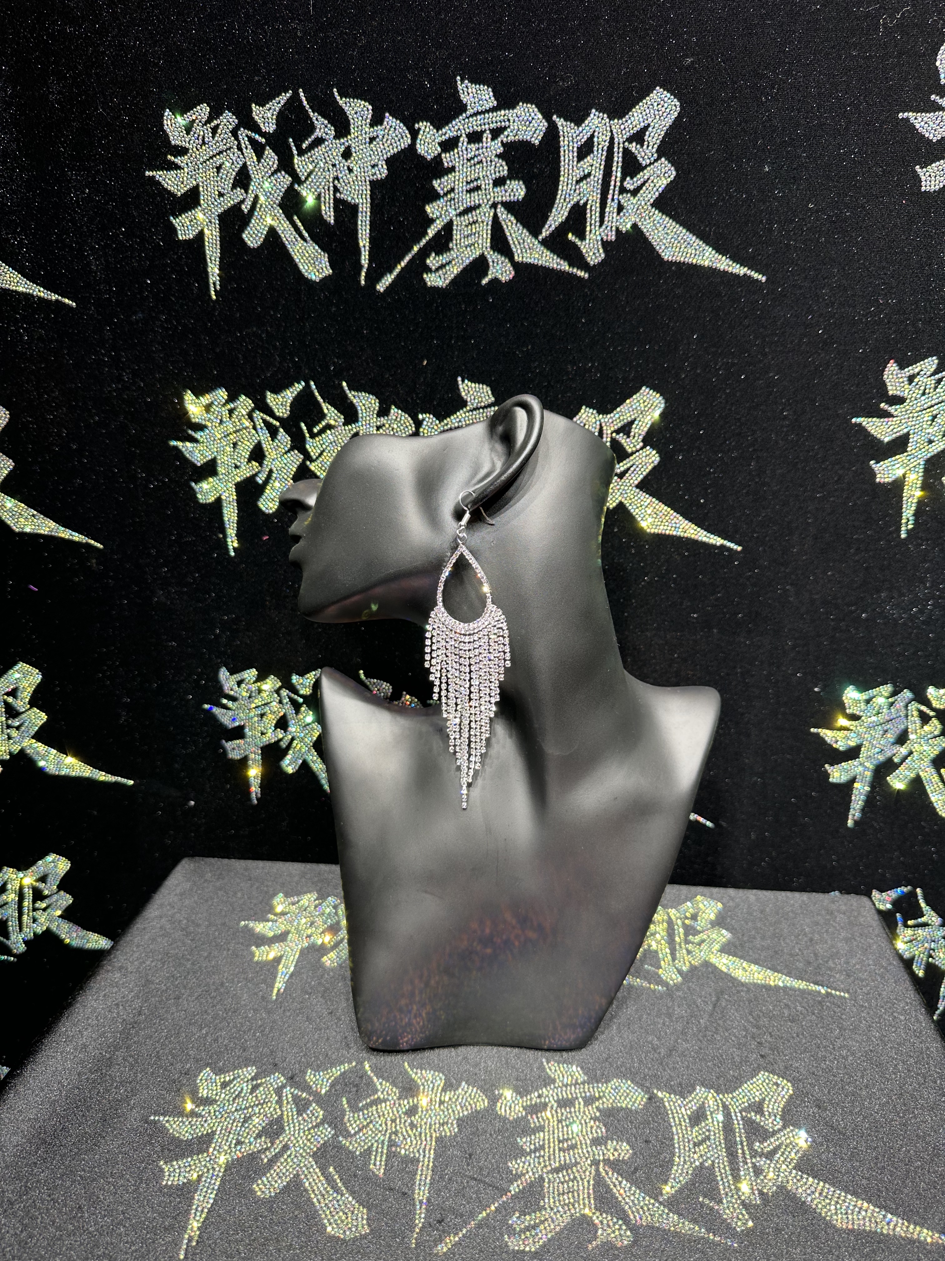 PE02 Rhinestone Earrings for Bikini Competitions Jewelry by ProSuits