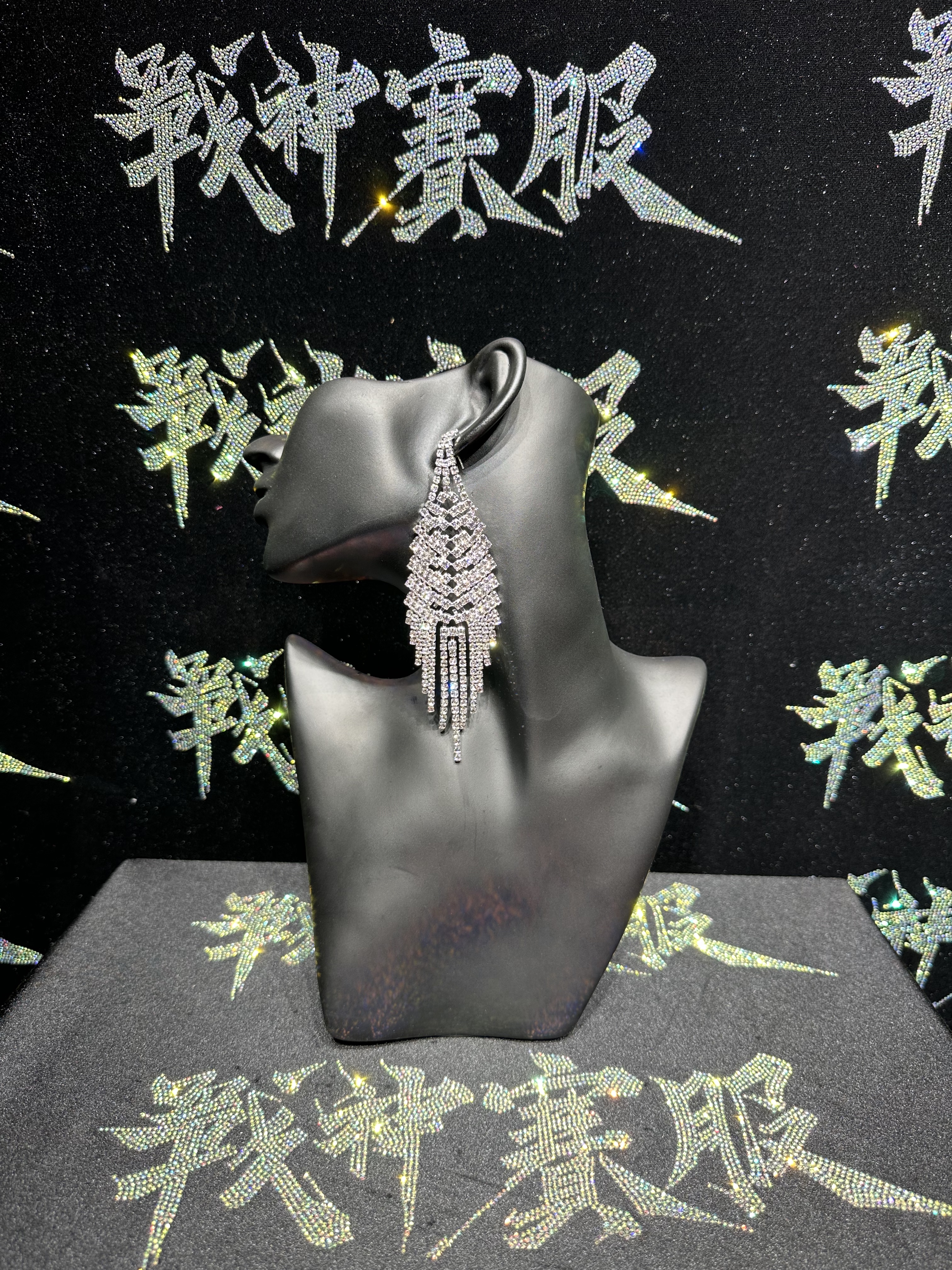 PE04 Rhinestone Earrings for Bikini Competitions Jewelry by ProSuits