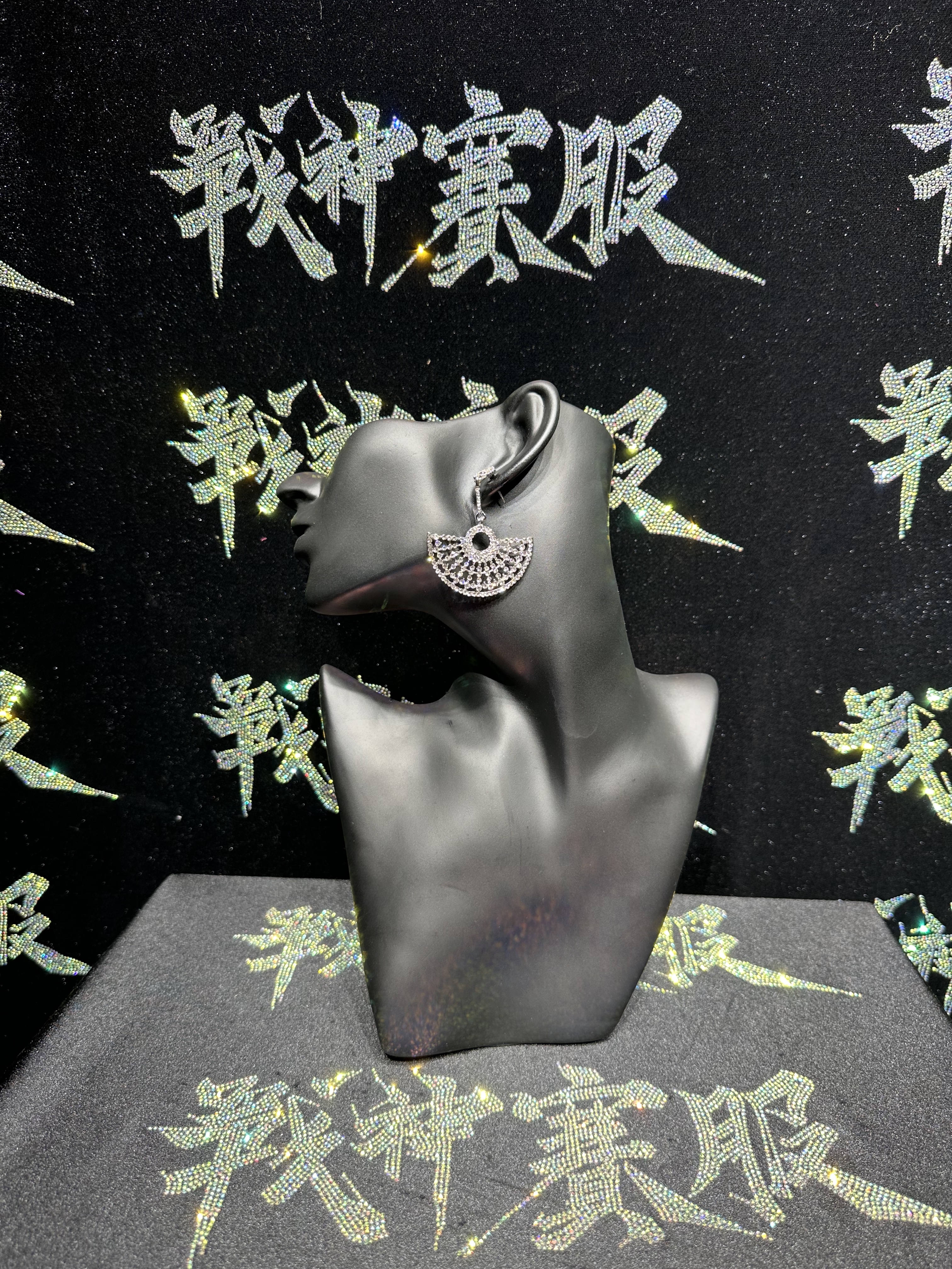 PE12 Rhinestone Earrings for Bikini Competitions Jewelry by ProSuits