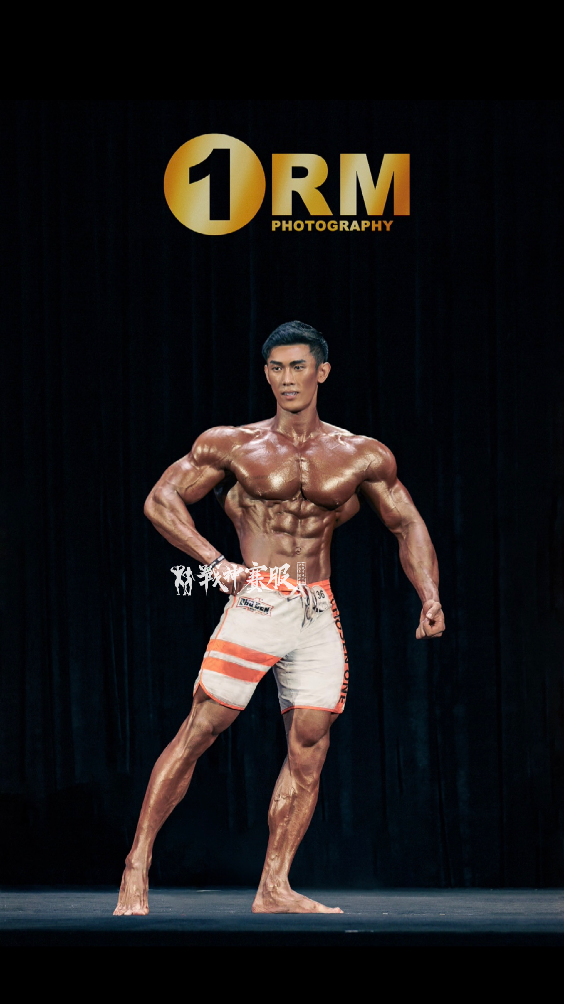 MP009 Boardshorts Custom-Made for Men's Physique ProSuits Heng Lu