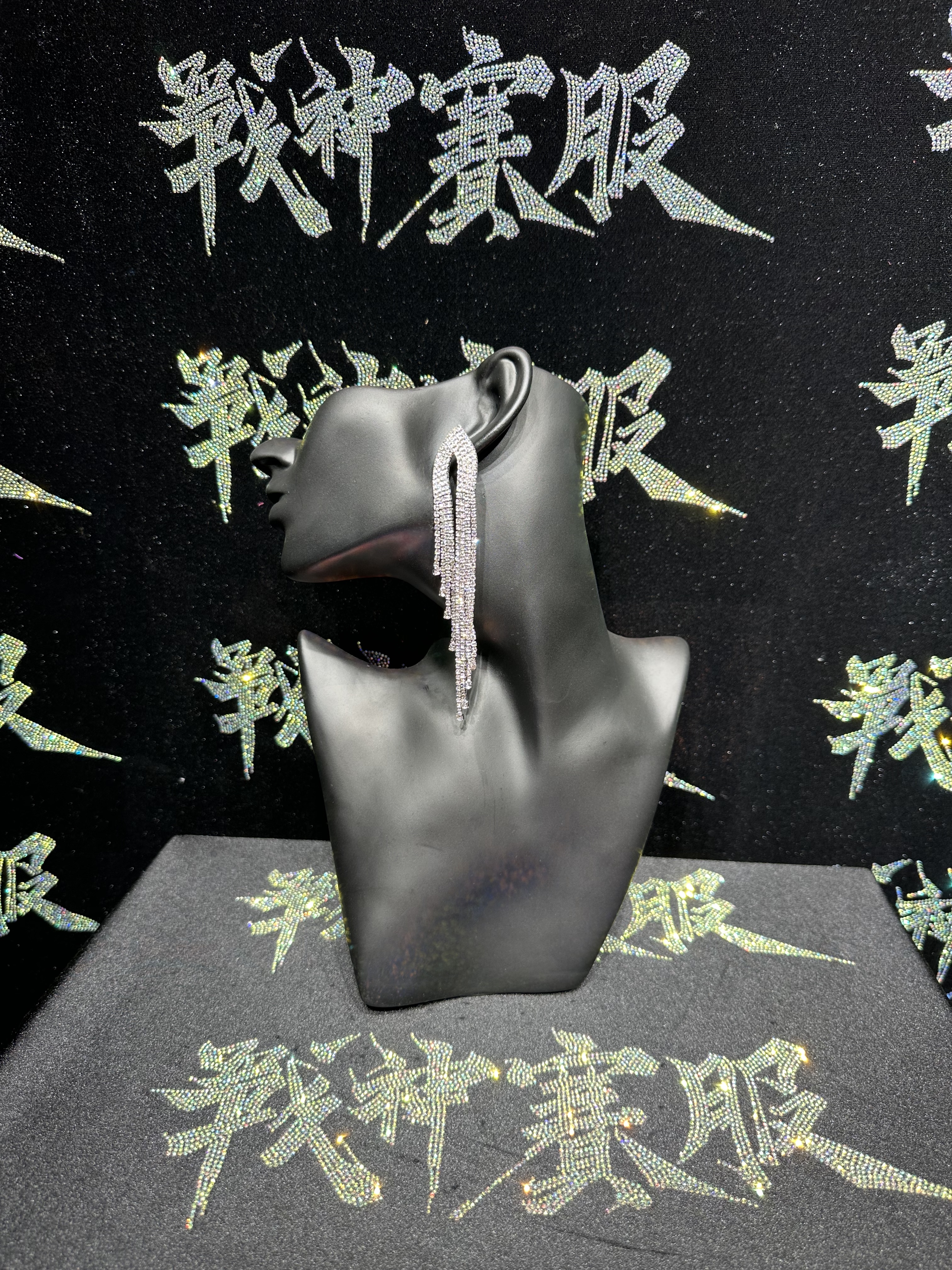 PE07 Rhinestone Earrings for Bikini Competitions Jewelry by ProSuits