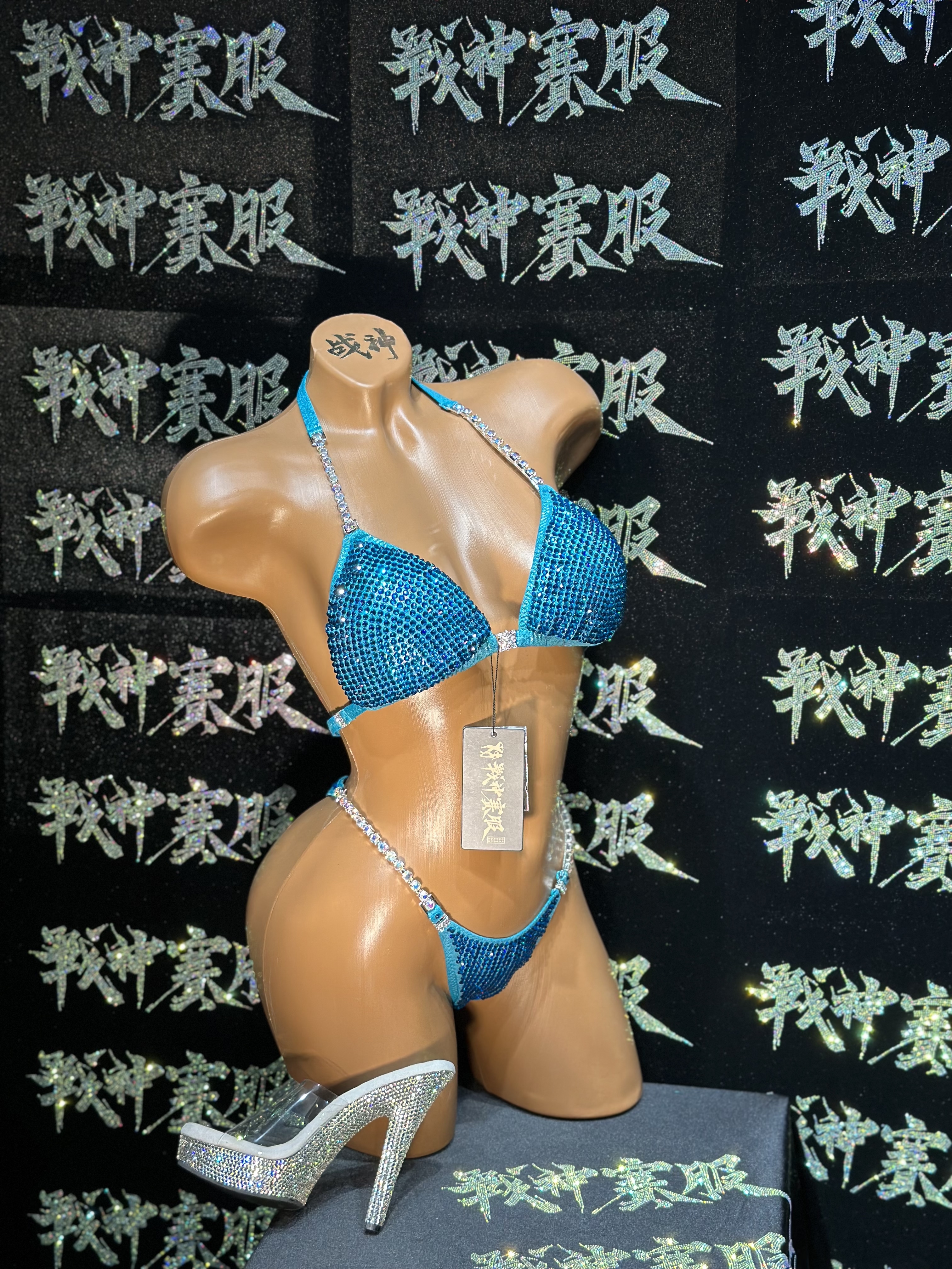 BK1-041 Crystalized Suits for Bikini Competitions