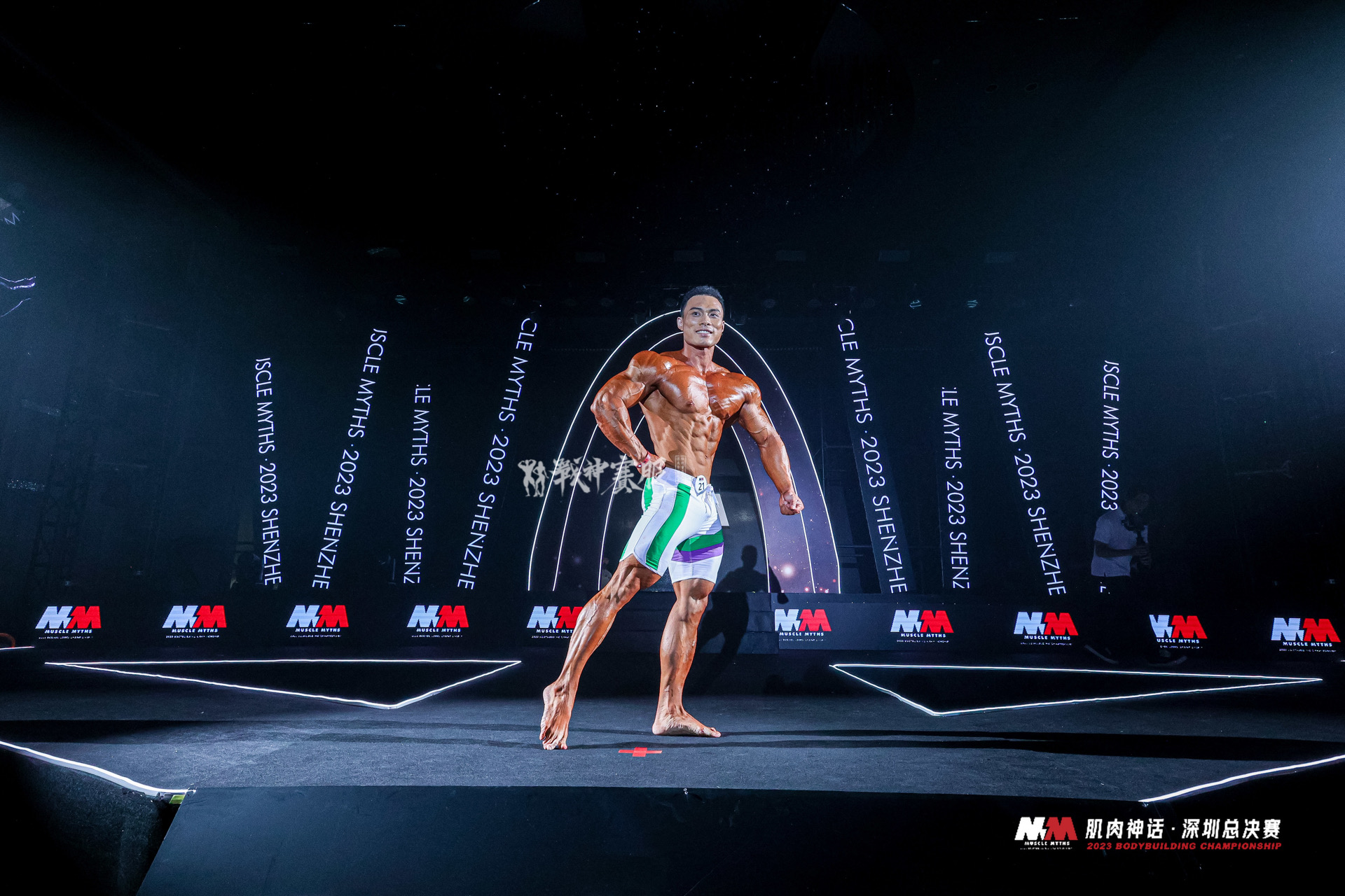 MP111 Boardshorts Custom-Made for Men's Physique ProSuits Jie Luo