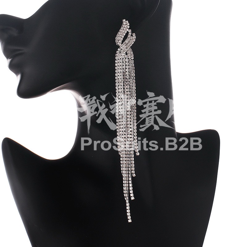 PE17 Rhinestone Earrings for Bikini Competitions Jewelry by ProSuits