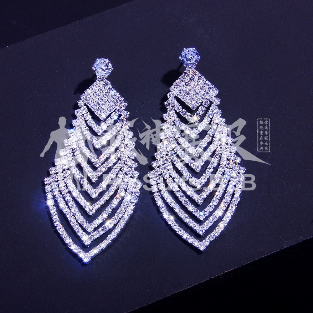 PE29 Rhinestone Earrings for Bikini Competitions Jewelry by ProSuits