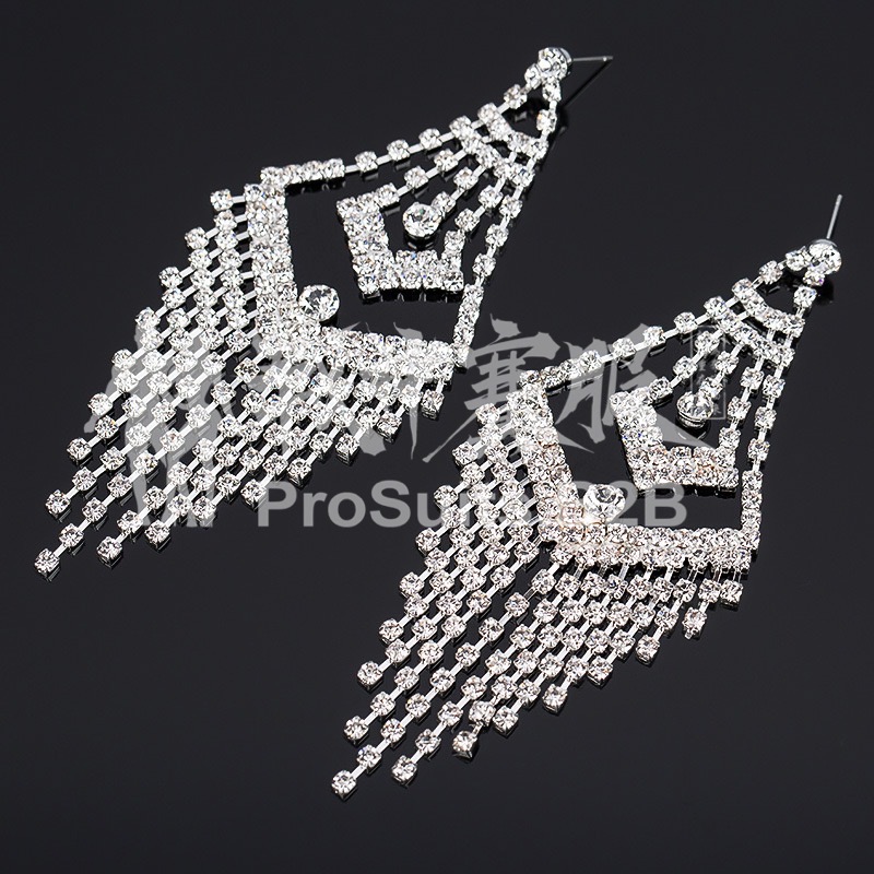 PE21 Rhinestone Earrings for Bikini Competitions Jewelry by ProSuits