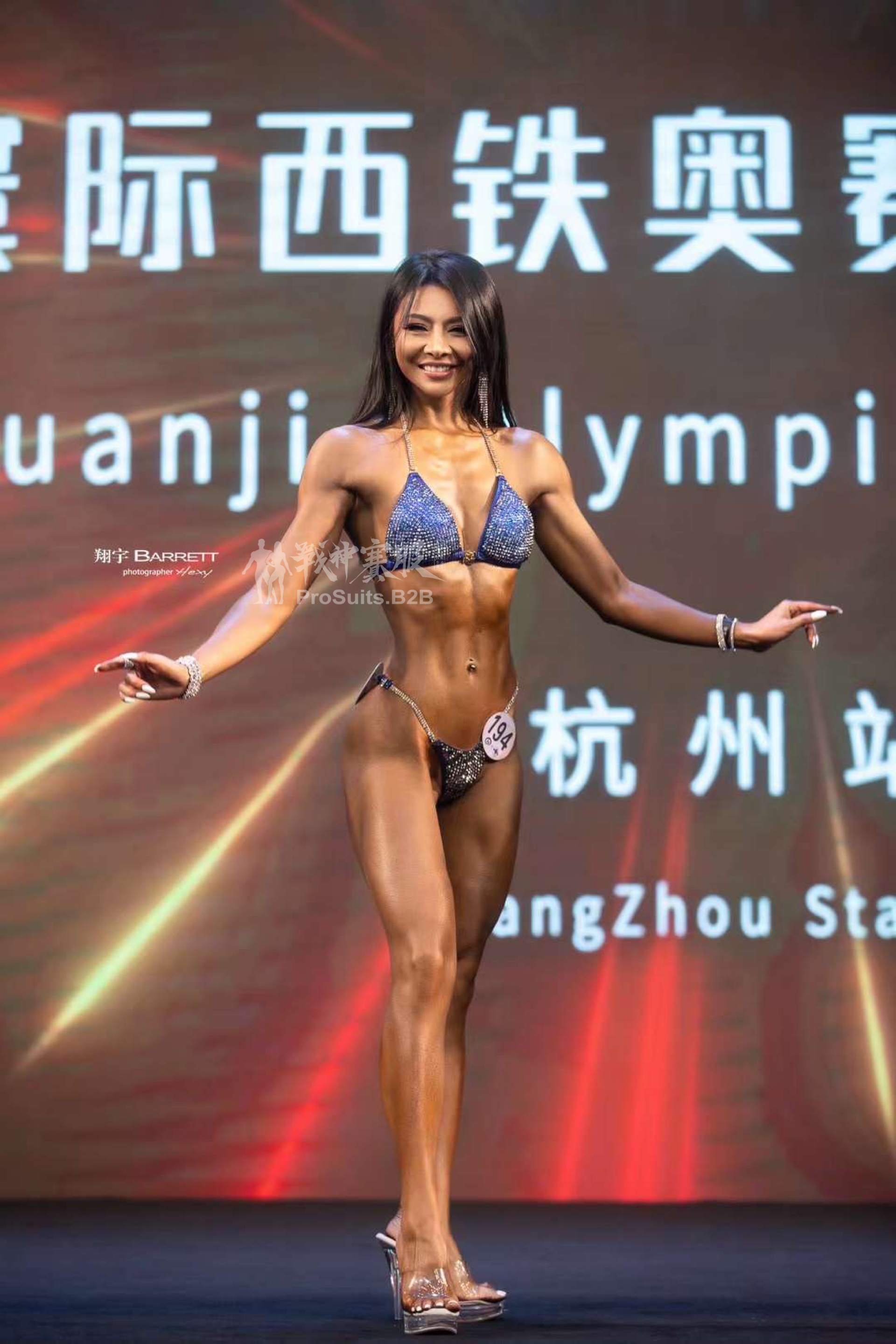 BK5-014 Competition Bikini Custom-Made for Bikini and Wellness ProSuits