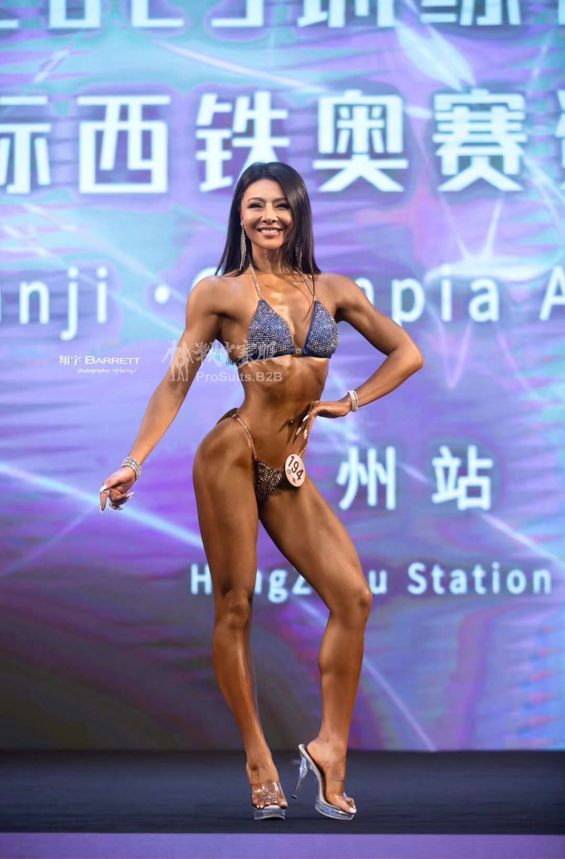 BK5-014 Competition Bikini Custom-Made for Bikini and Wellness ProSuits