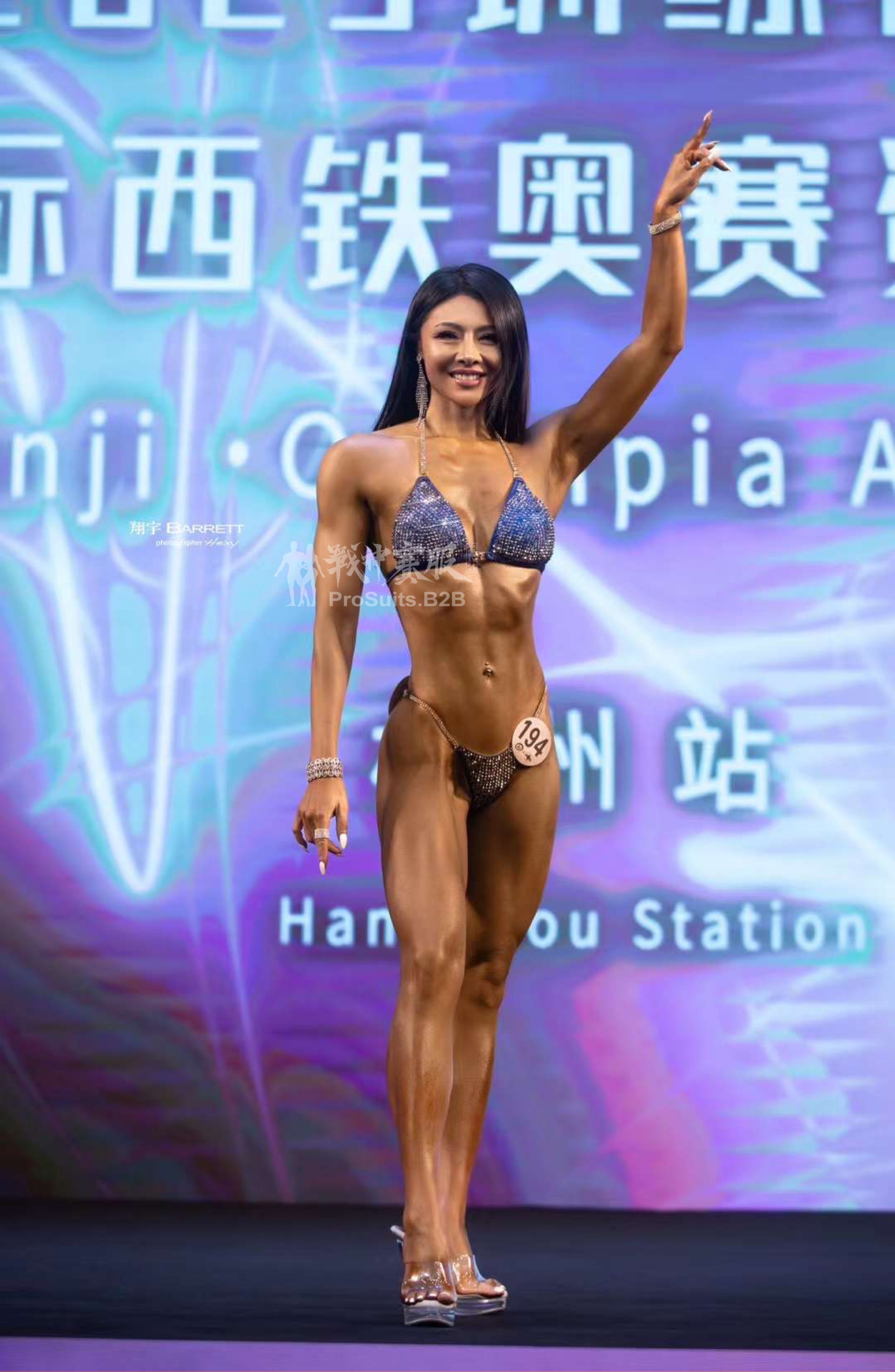 BK5-014 Competition Bikini Custom-Made for Bikini and Wellness ProSuits