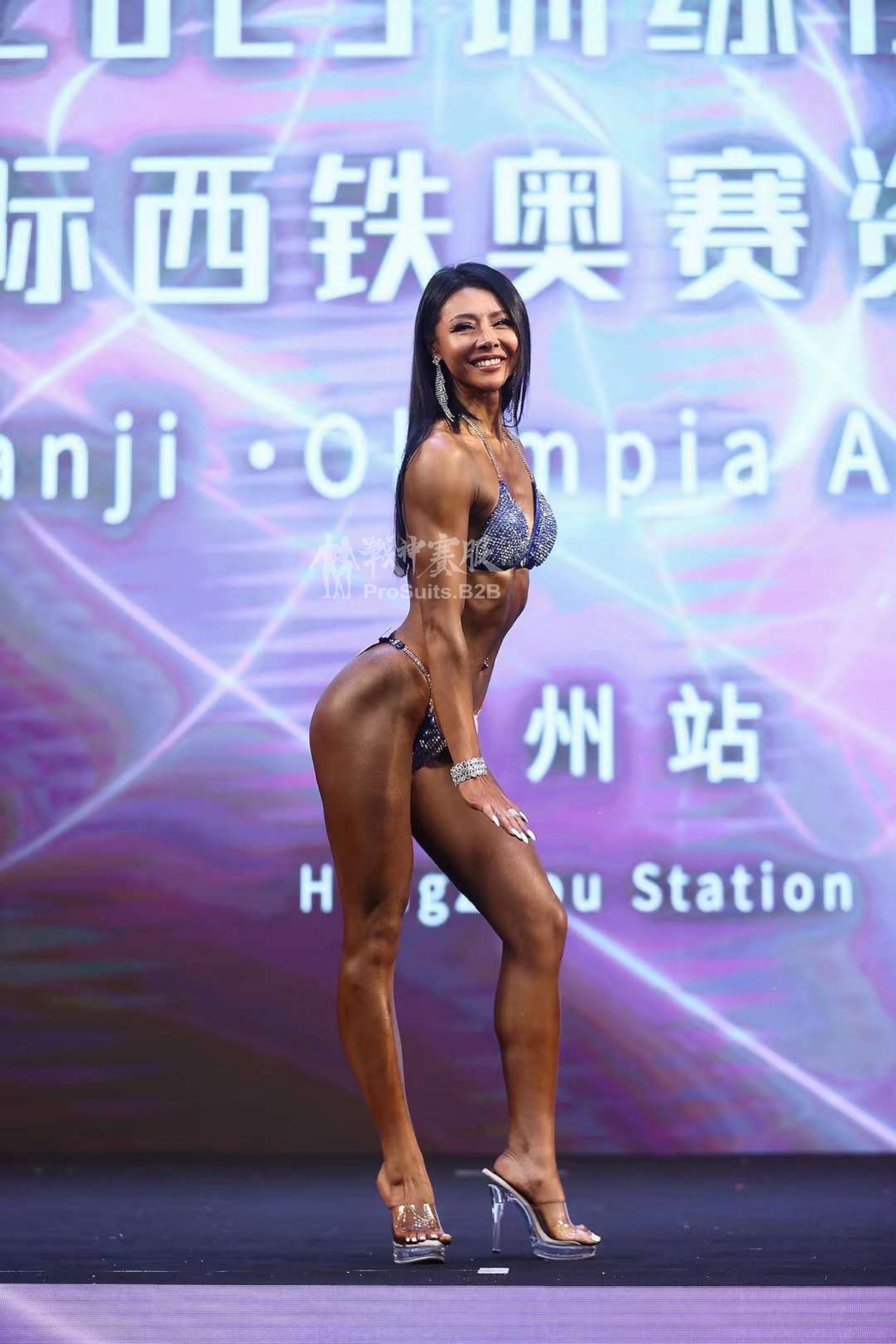 BK5-014 Competition Bikini Custom-Made for Bikini and Wellness ProSuits