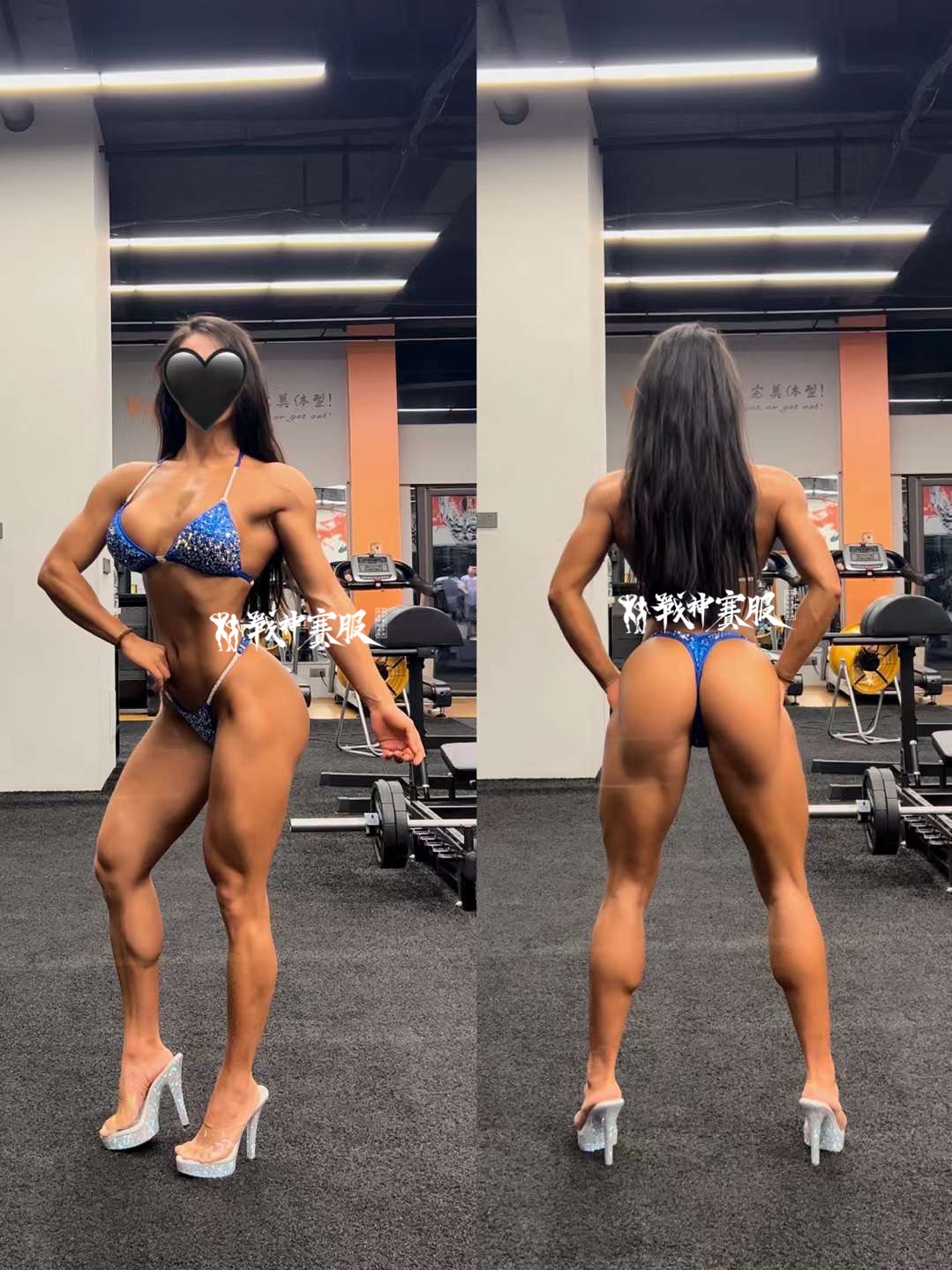 BK6-035 Competition Bikini Custom-Made for Bikini and Wellness ProSuits Vikki Wey