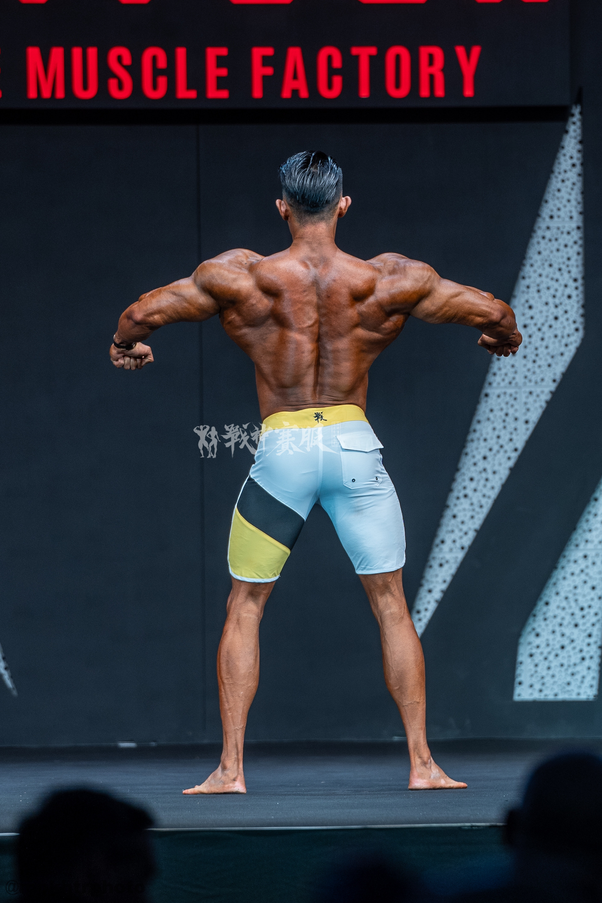 MP064 Boardshorts Custom-Made for Men's Physique ProSuits Kunzhi Jiang