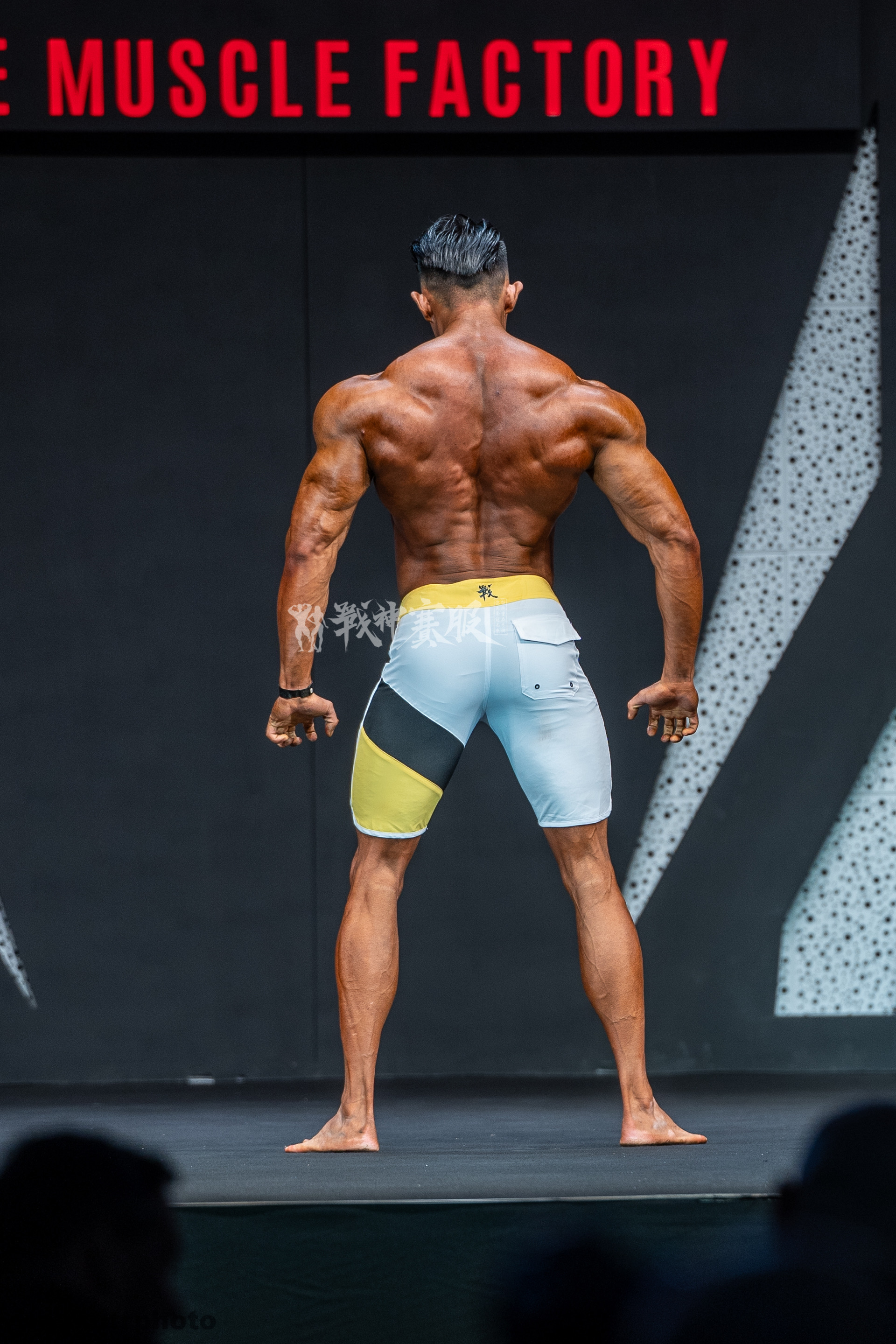 MP064 Boardshorts Custom-Made for Men's Physique ProSuits Kunzhi Jiang