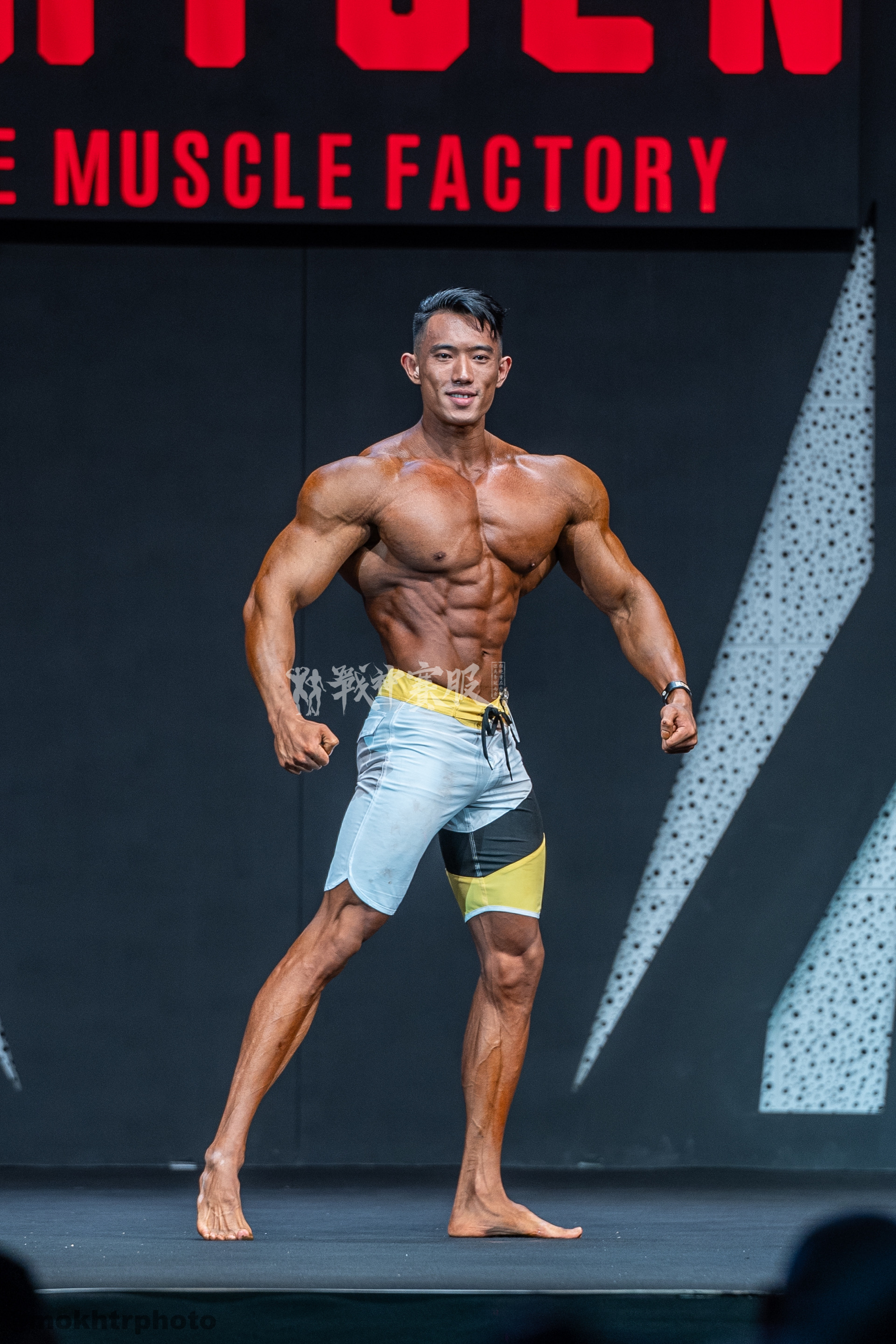 MP064 Boardshorts Custom-Made for Men's Physique ProSuits Kunzhi Jiang