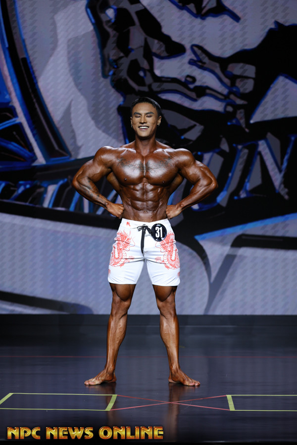 MP184 “Dragons” Boardshorts SML for Men's Physique ProSuits Yiqu Huang