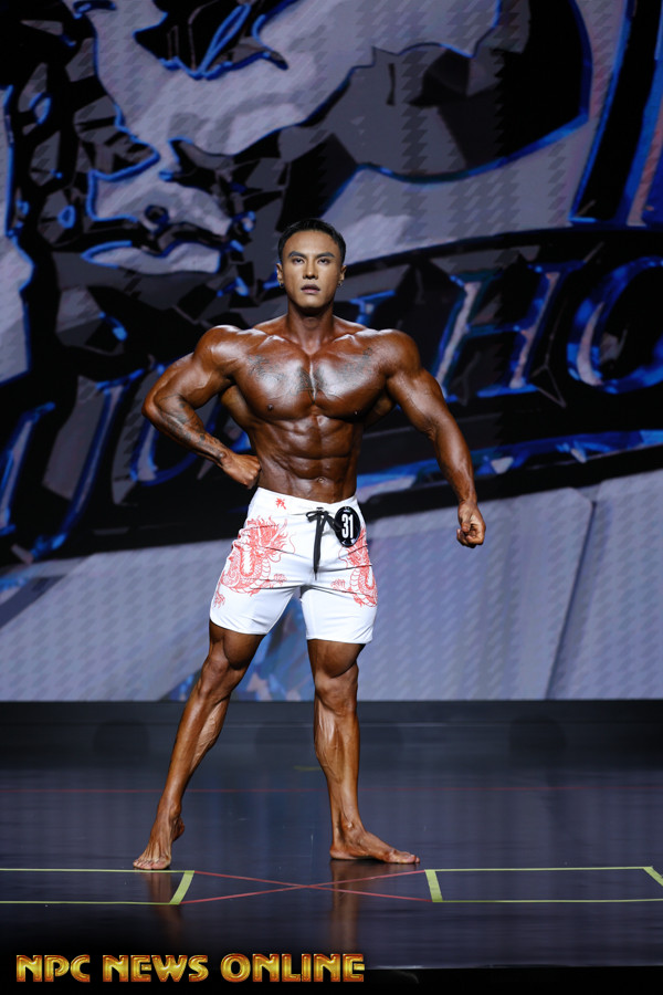 MP184 “Dragons” Boardshorts SML for Men's Physique ProSuits Yiqu Huang