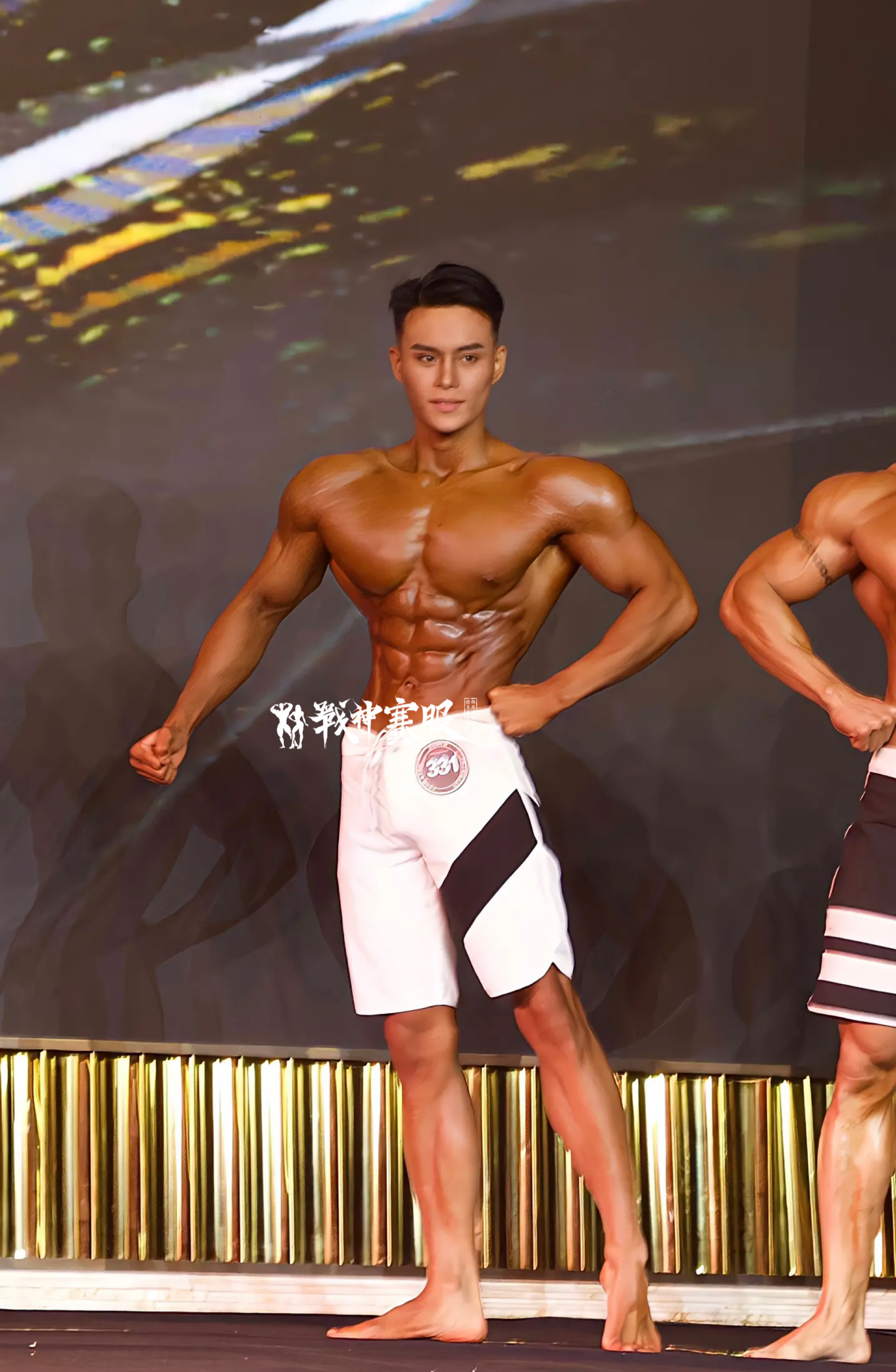 MP062 Boardshorts Custom-Made for Men's Physique ProSuits Guanghui Song