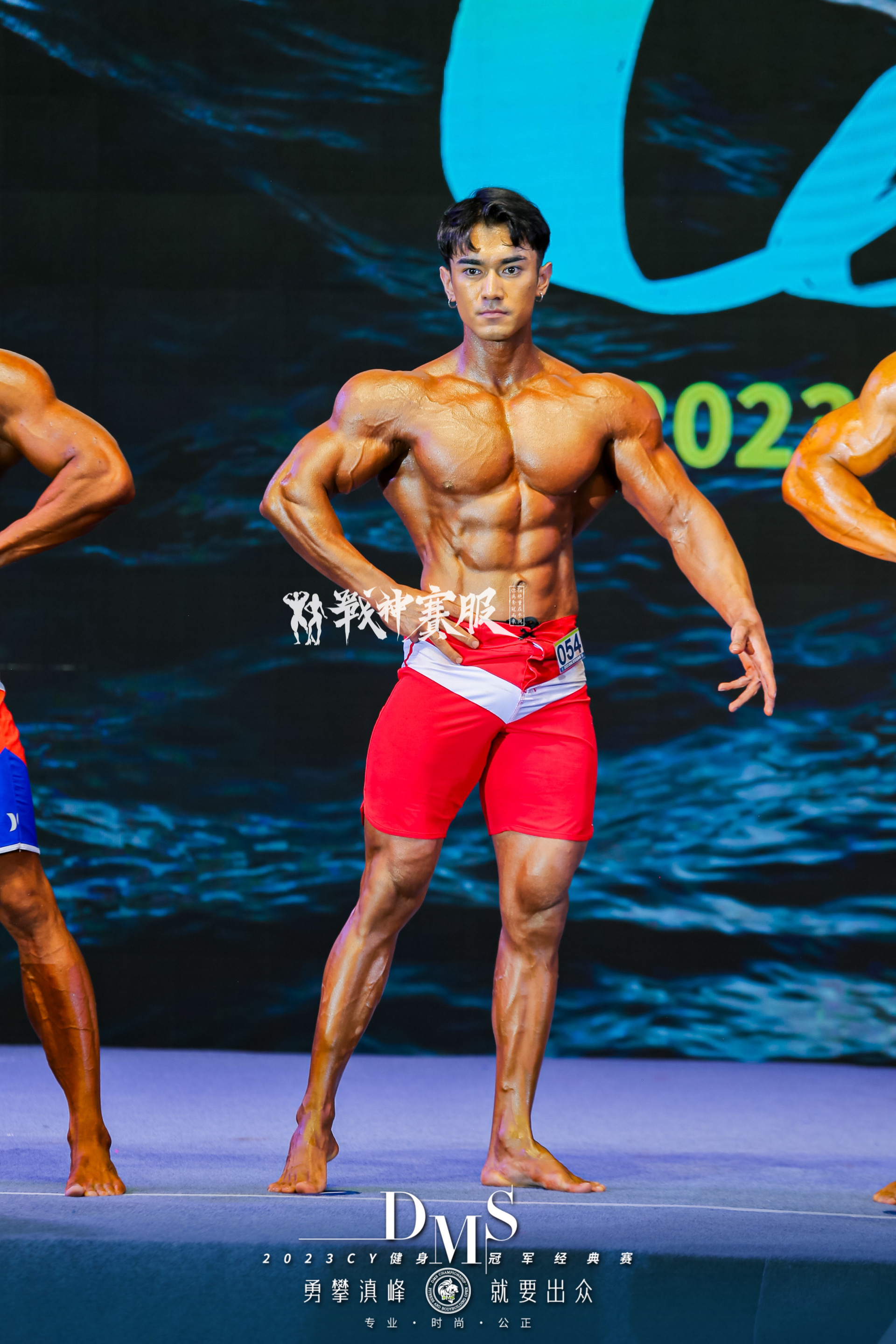 MP142 Boardshorts Custom-Made for Men's Physique ProSuits Nueraili Wutikeer