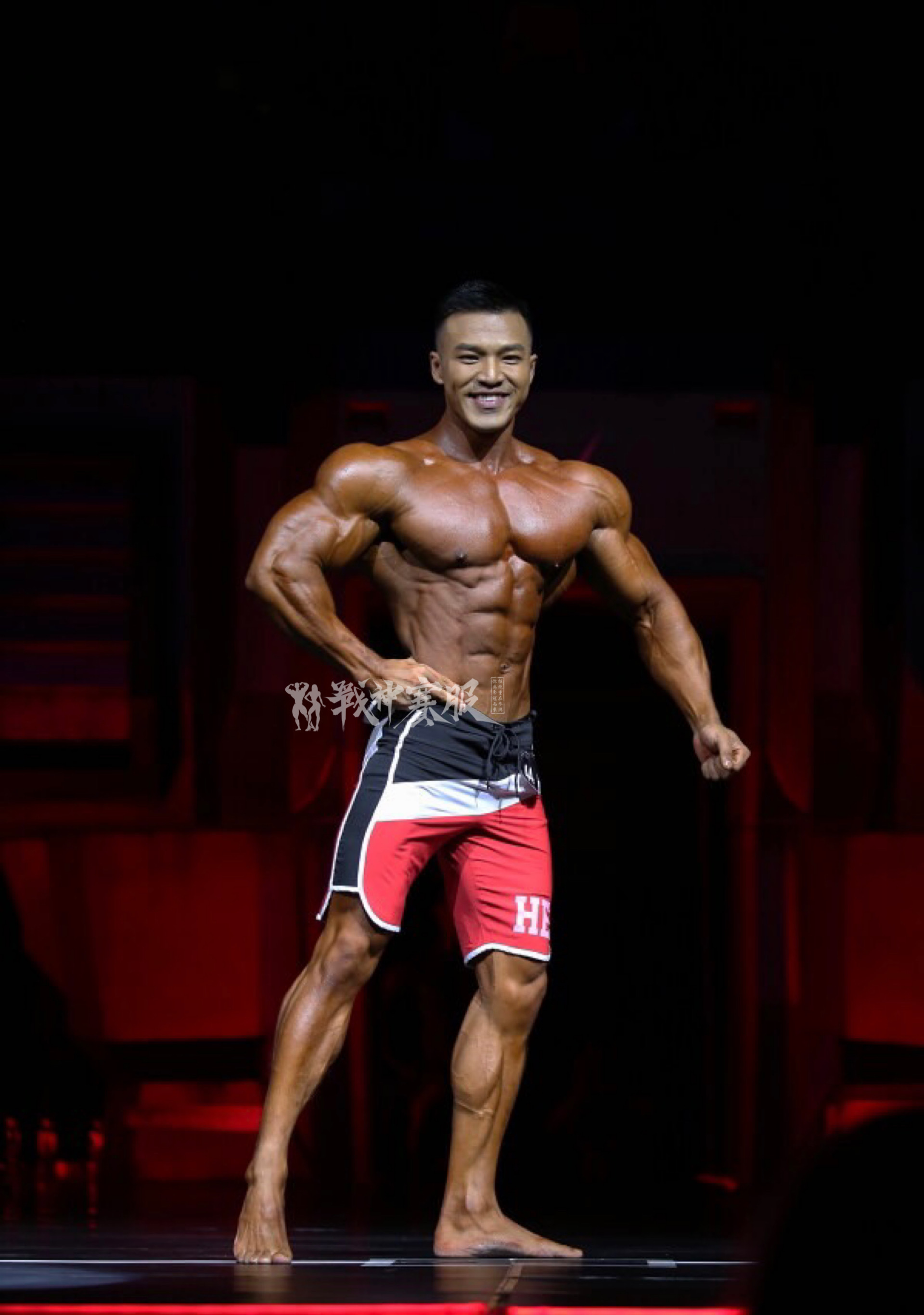 MP147 Boardshorts Custom-Made for Men's Physique ProSuits Juxian He