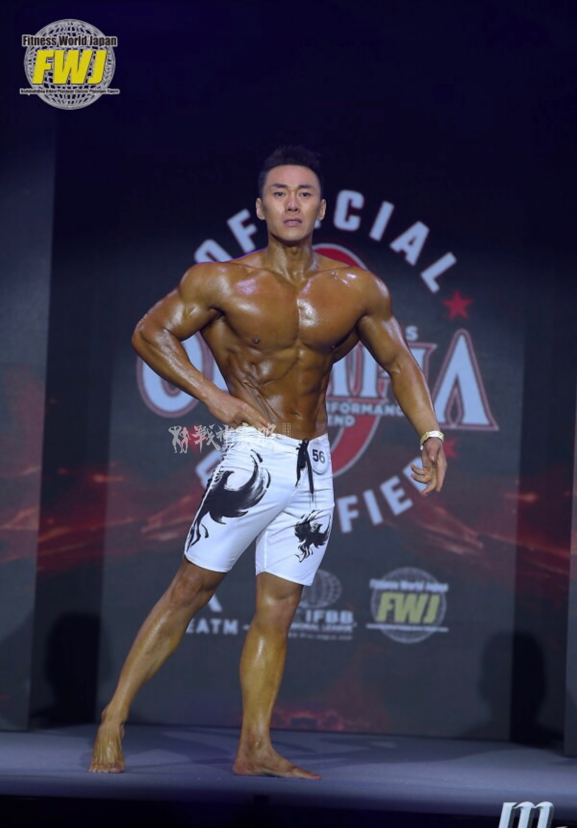 MP149 Boardshorts Custom-Made for Men's Physique ProSuits Xin Xi