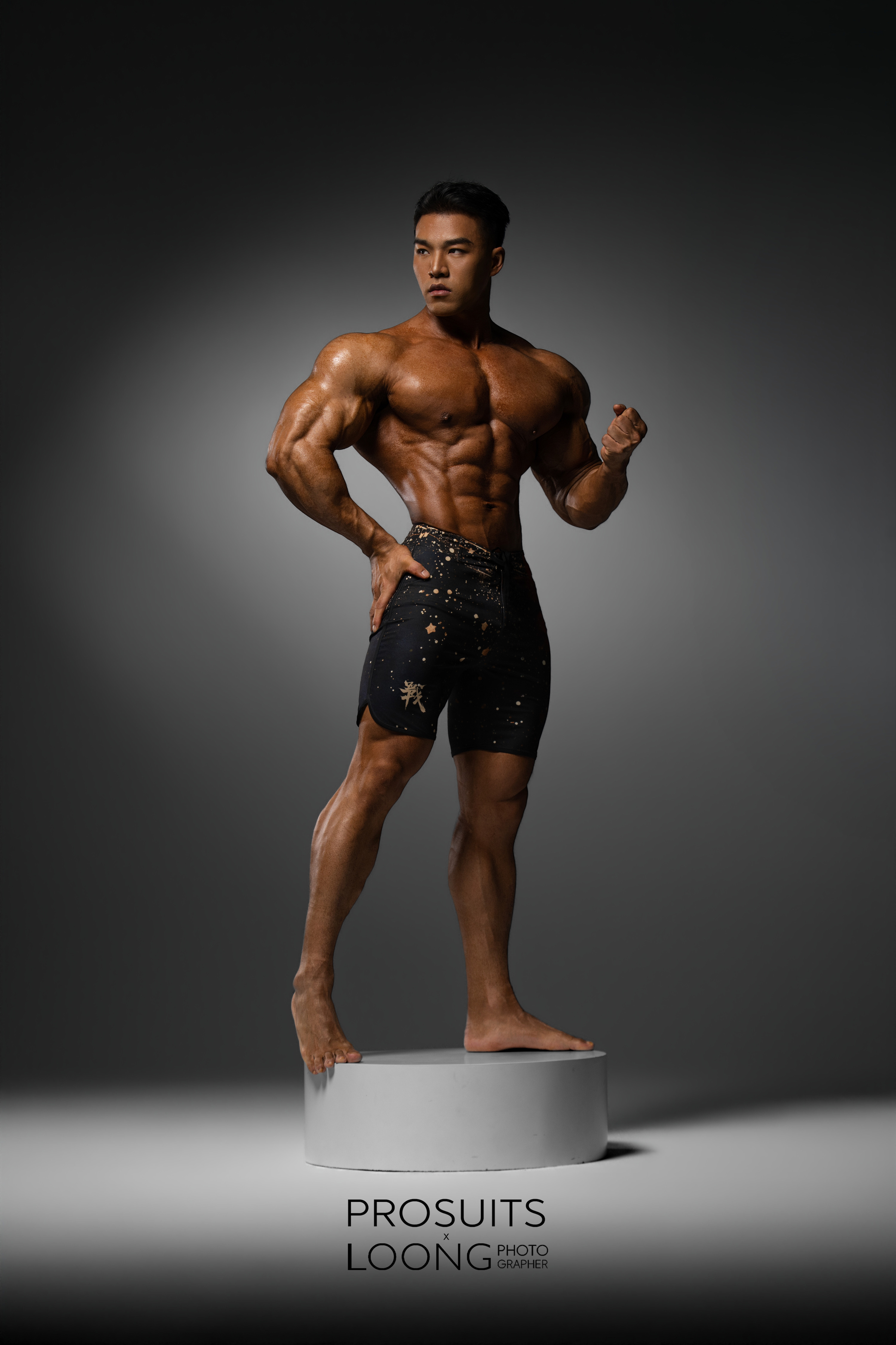 MP190 "The Galaxy" Boardshorts SML for Men's Physique ProSuits Heng Zhao