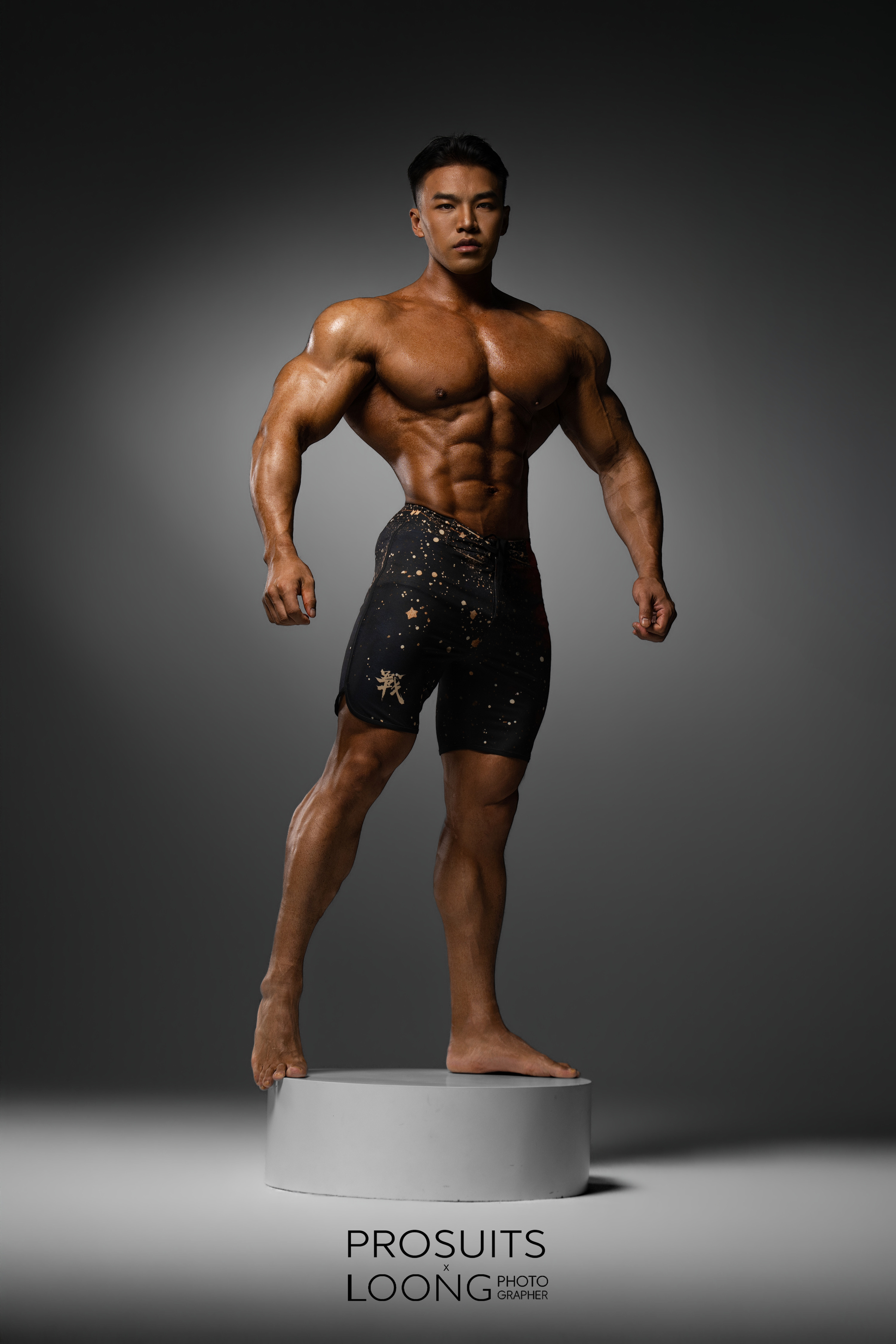 MP190 "The Galaxy" Boardshorts SML for Men's Physique ProSuits Heng Zhao