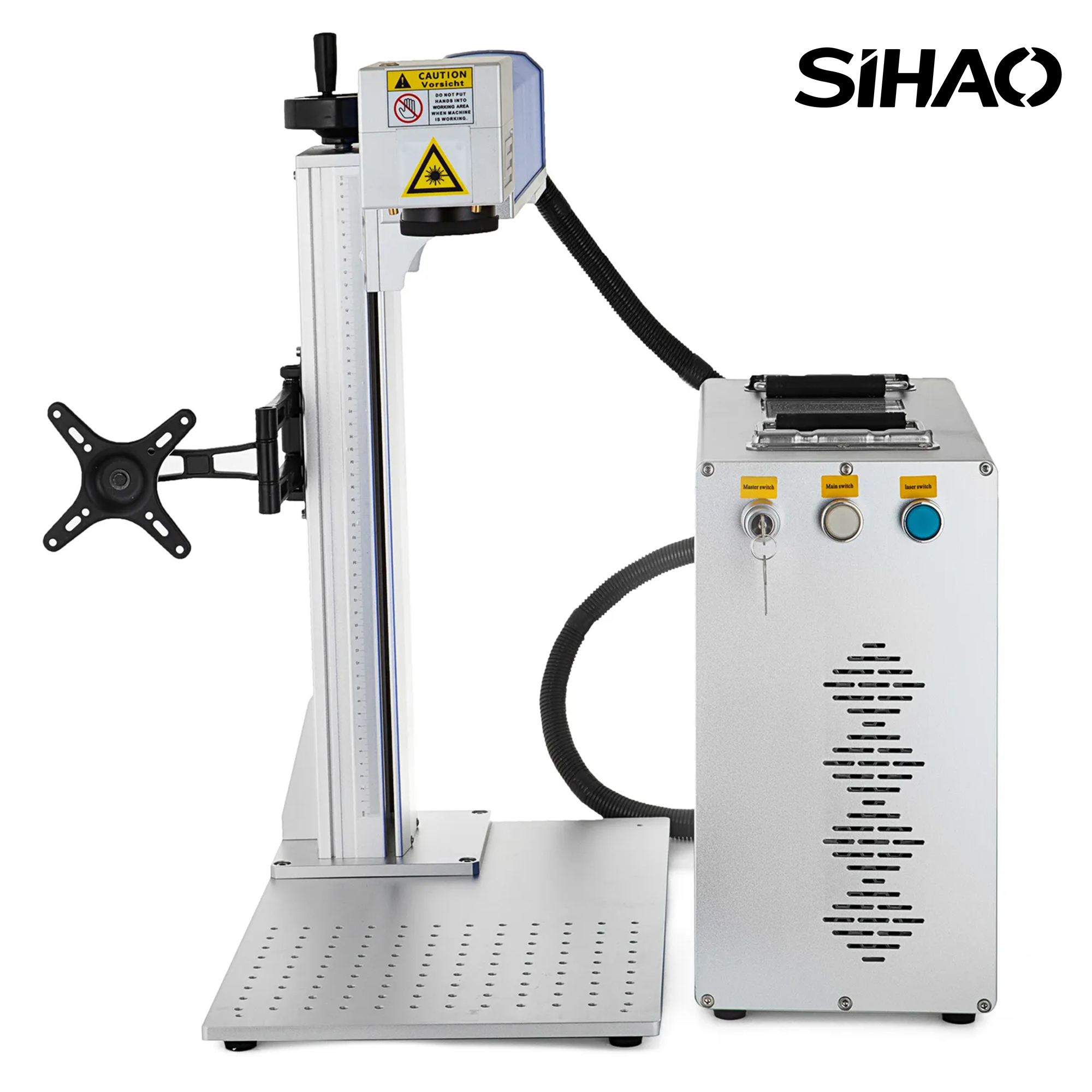 SIHAO 20W Fiber Laser Marking Machine Separated Type