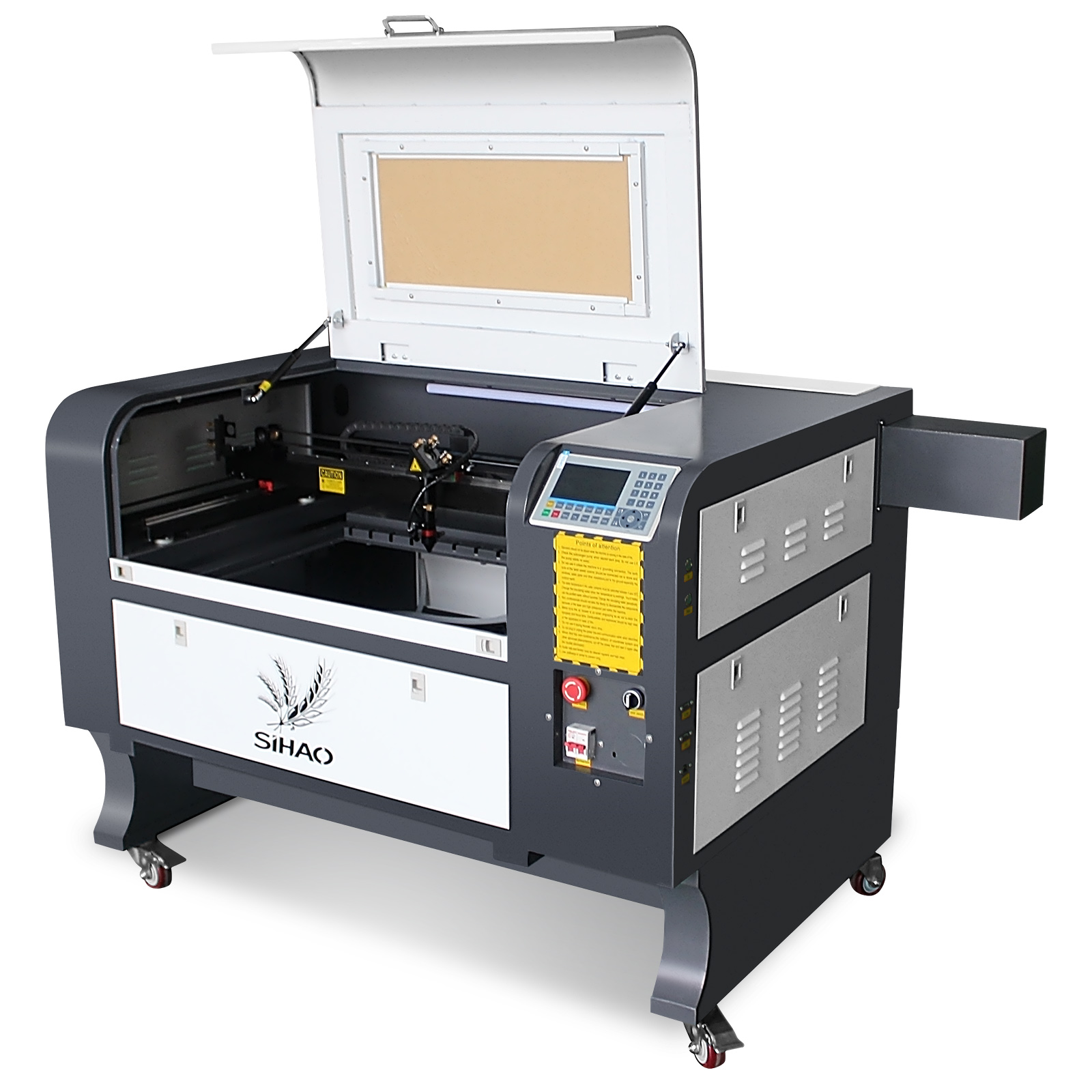 Machine De Gravure Et Découpe Laser CO2 80W SIHAO - Zone 700x500mm, Contrôleur Ruida, Neuf