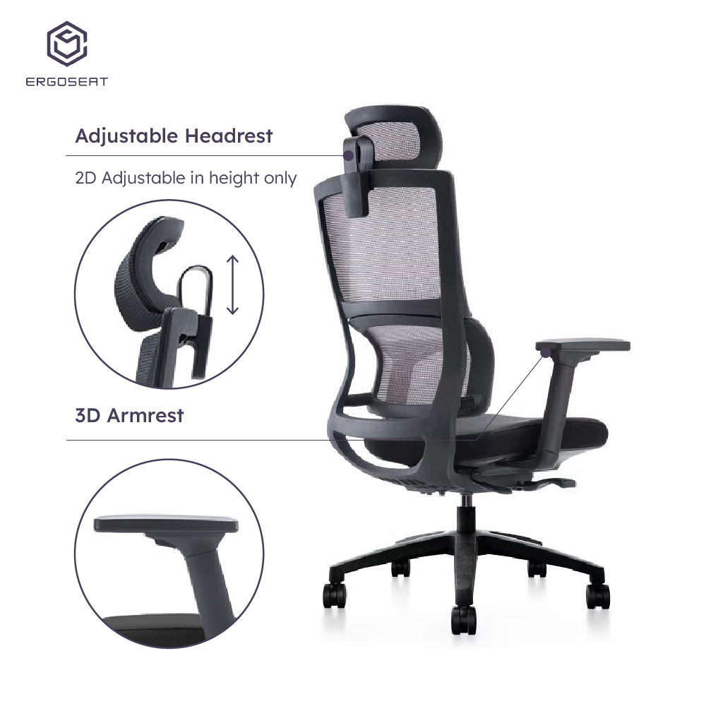 233A High Back Ergonomic Chair