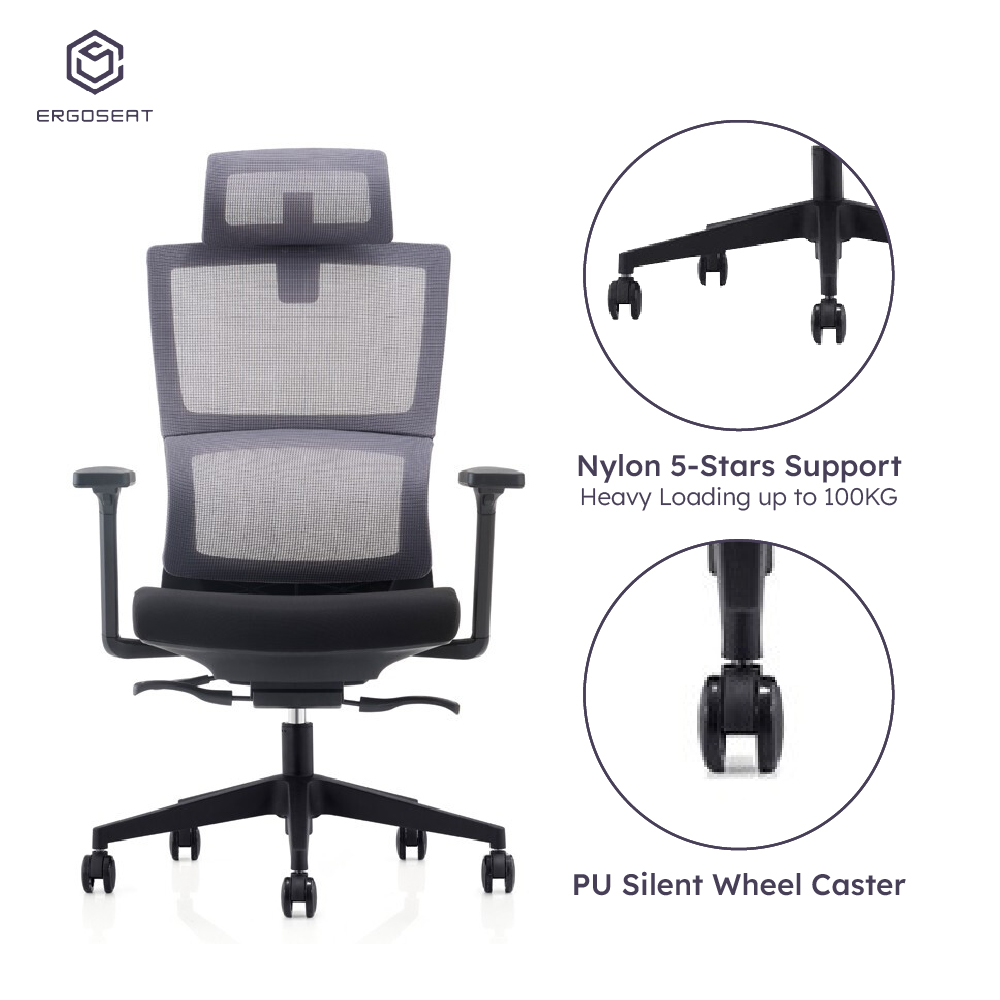 233A High Back Ergonomic Chair