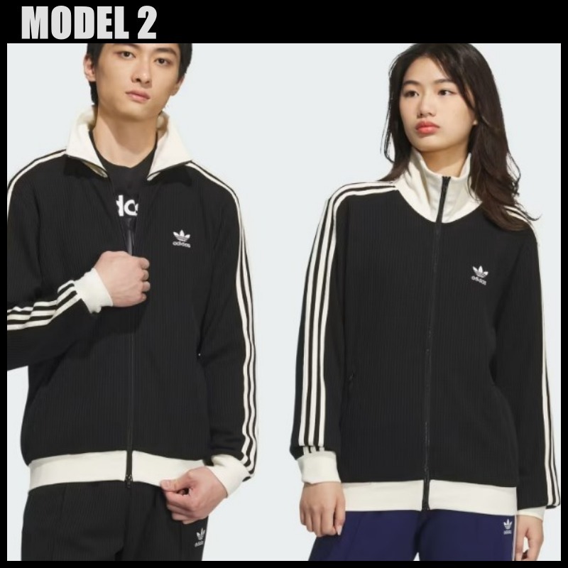 【adidas】アディダス ワッフル トラックジャケット 男女兼用 レディース メンズ