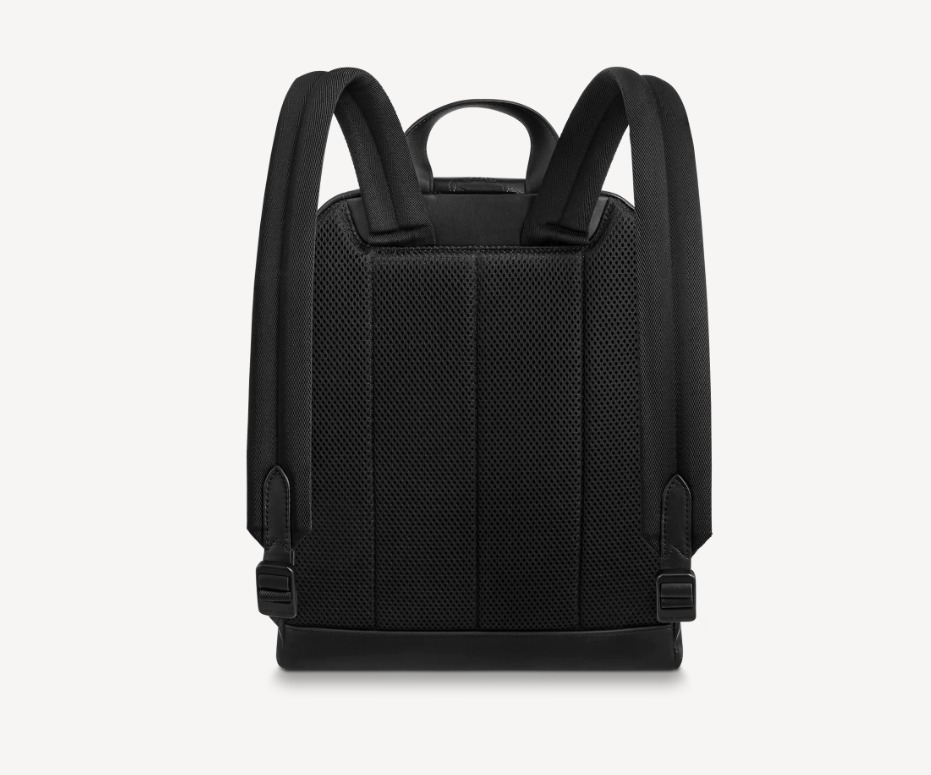 【2025】Louis Vuitton LV ヴィトン モノグラム リュック グレー 黒 シンプル 長財布 入る 33 x 41 x 18 cm