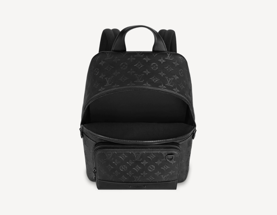 【2025】Louis Vuitton LV ヴィトン モノグラム リュック グレー 黒 シンプル 長財布 入る 33 x 41 x 18 cm
