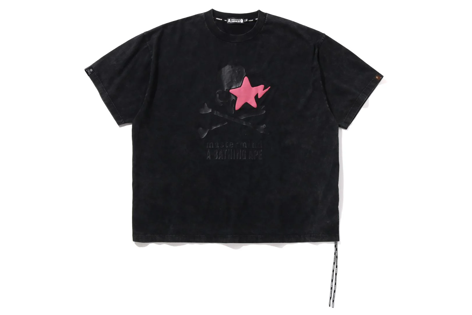 【 BAPE X MMJ 】GARMENT DYE LOGO RELAXED FIT TEE 15TH