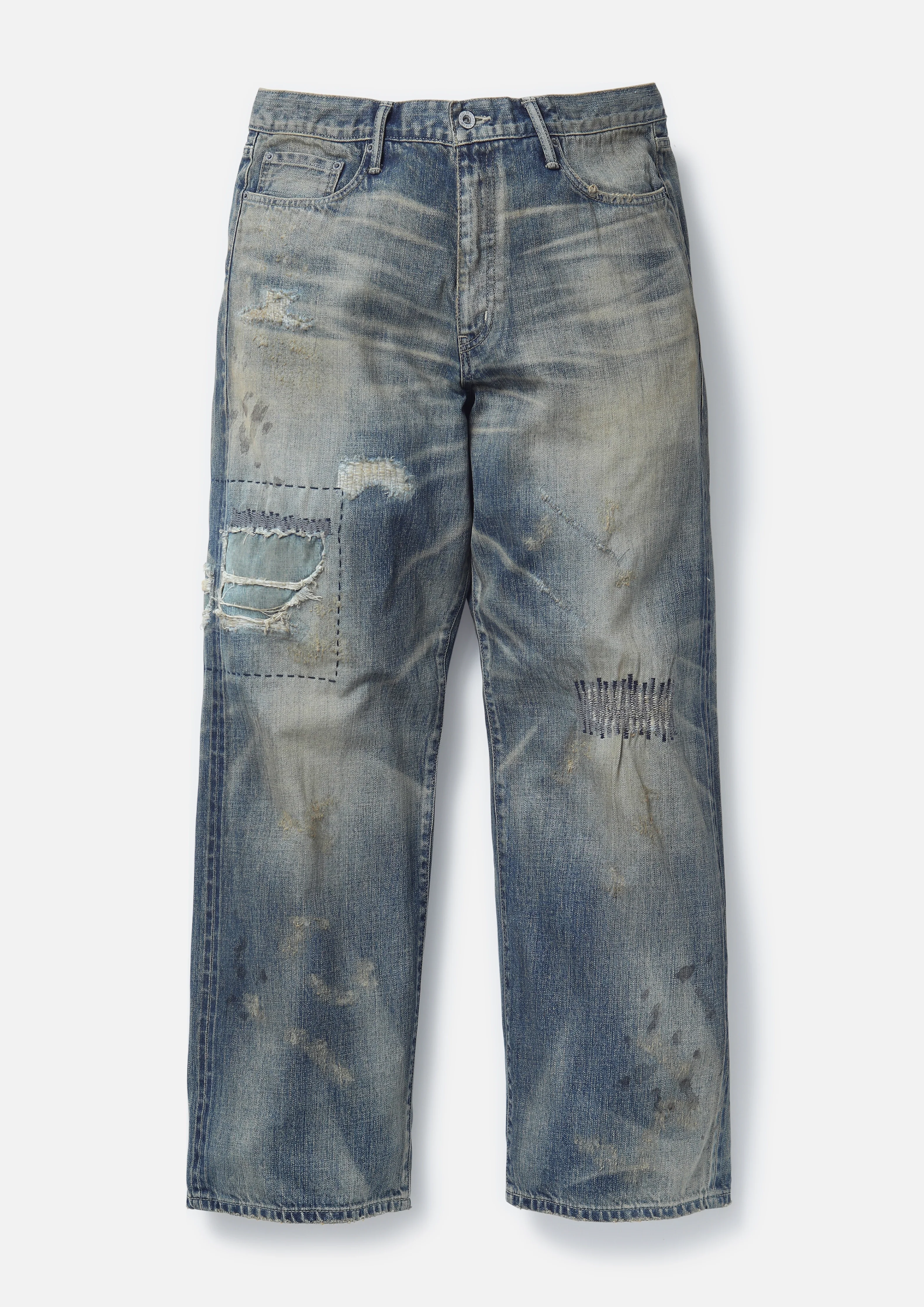 NEIGHBORHOOD 25SS SAVAGE DENIM DP WIDE PANTS