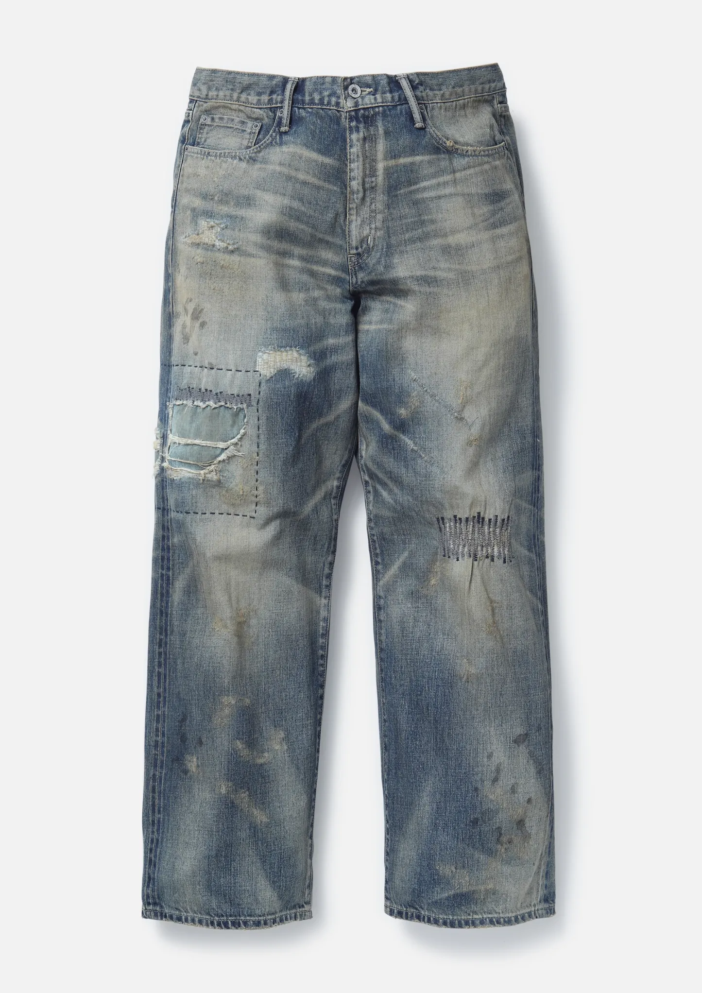 NEIGHBORHOOD 25SS SAVAGE DENIM DP WIDE PANTS