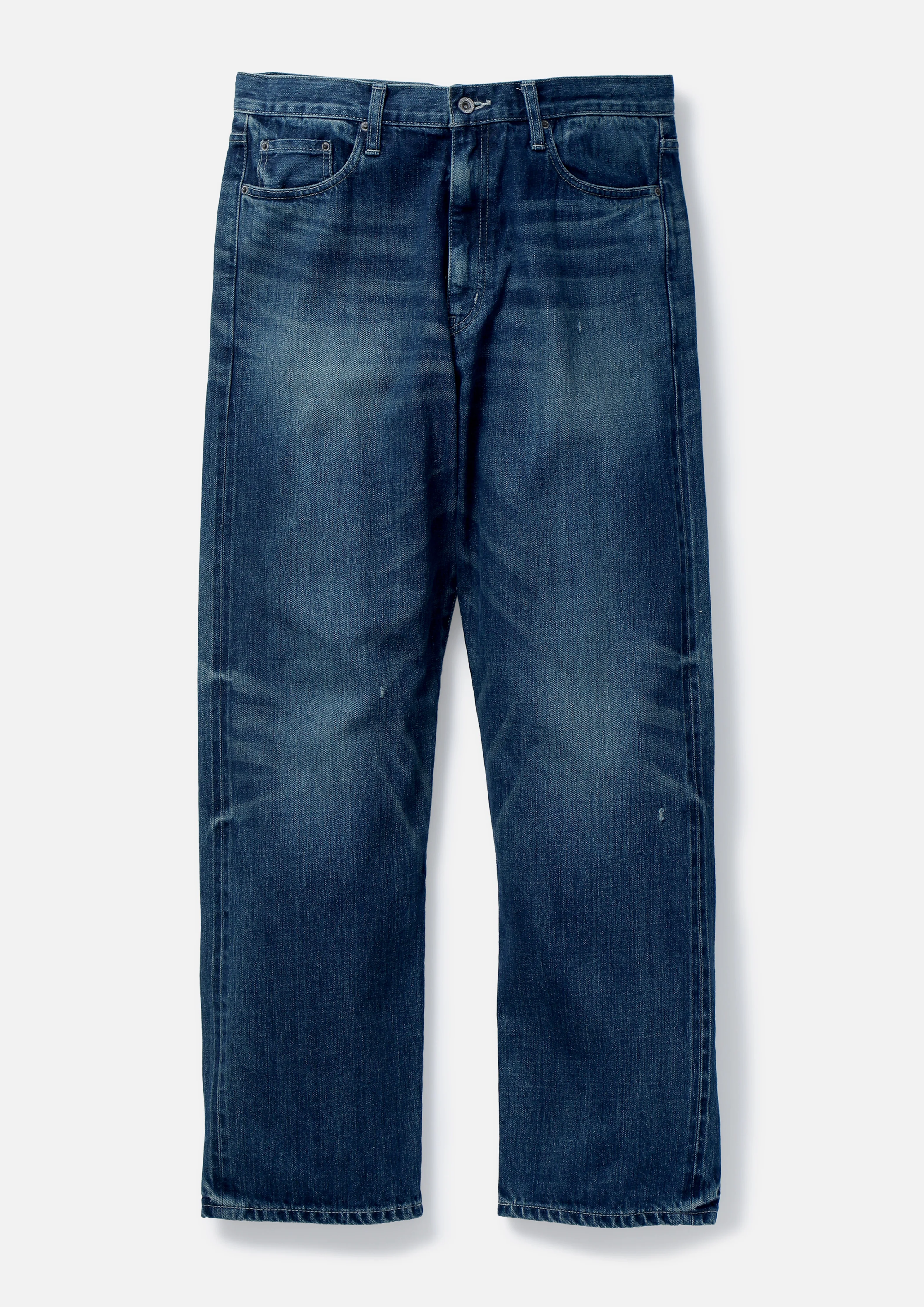 NEIGHBORHOOD 25SS WASHED DENIM DP BASIC PANTS