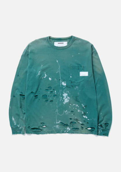 NEIGHBORHOOD 25SS SAVAGE CREWNECK-P LS
