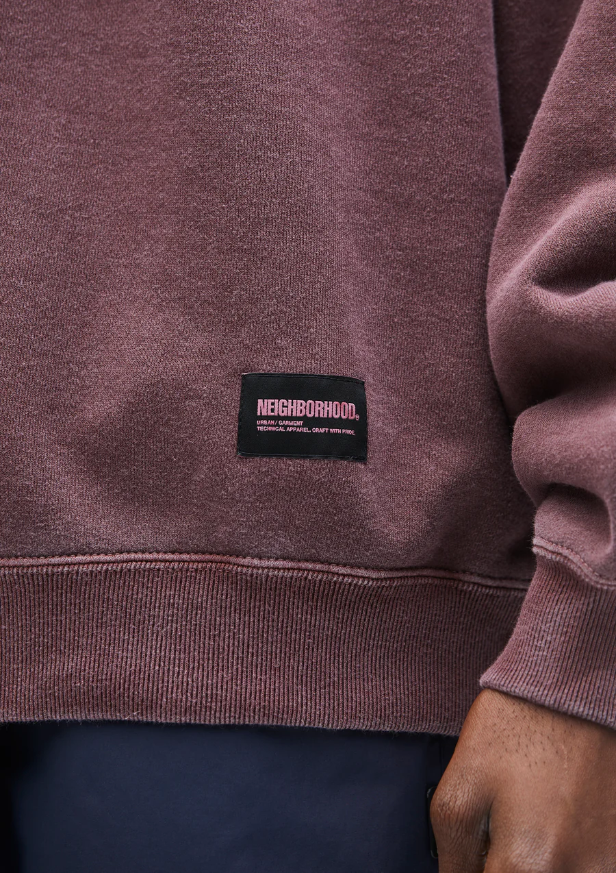 NEIGHBORHOOD 25SS PIGMENT DYED SWEAT SHIRT LS